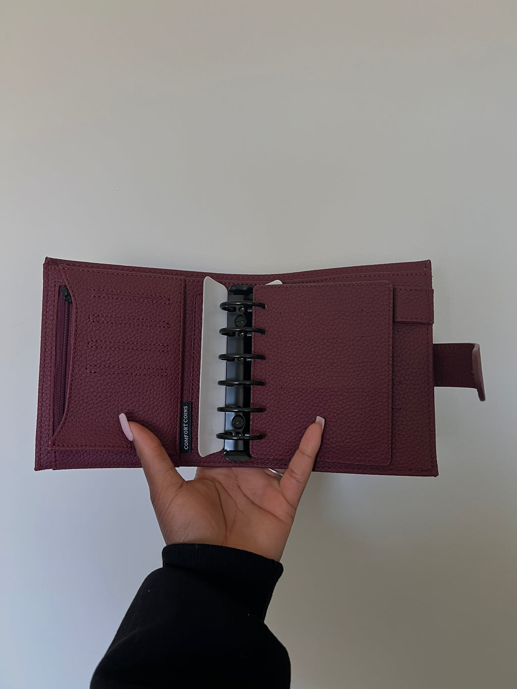 A7 30mm Matte Black Rings Binder| A7 Budget Binder| A7 Planner