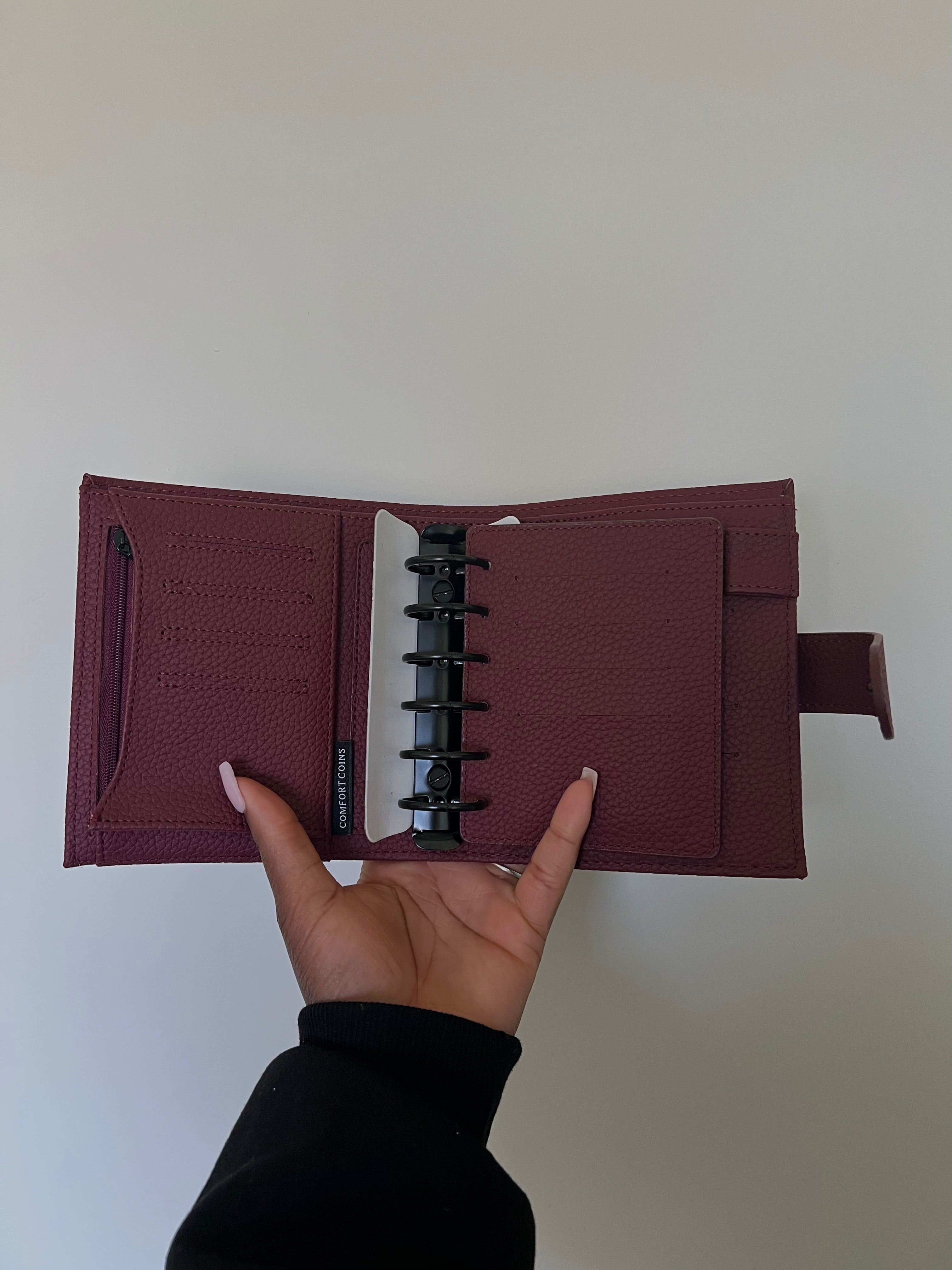 A7 30mm Matte Black Rings Binder| A7 Budget Binder| A7 Planner