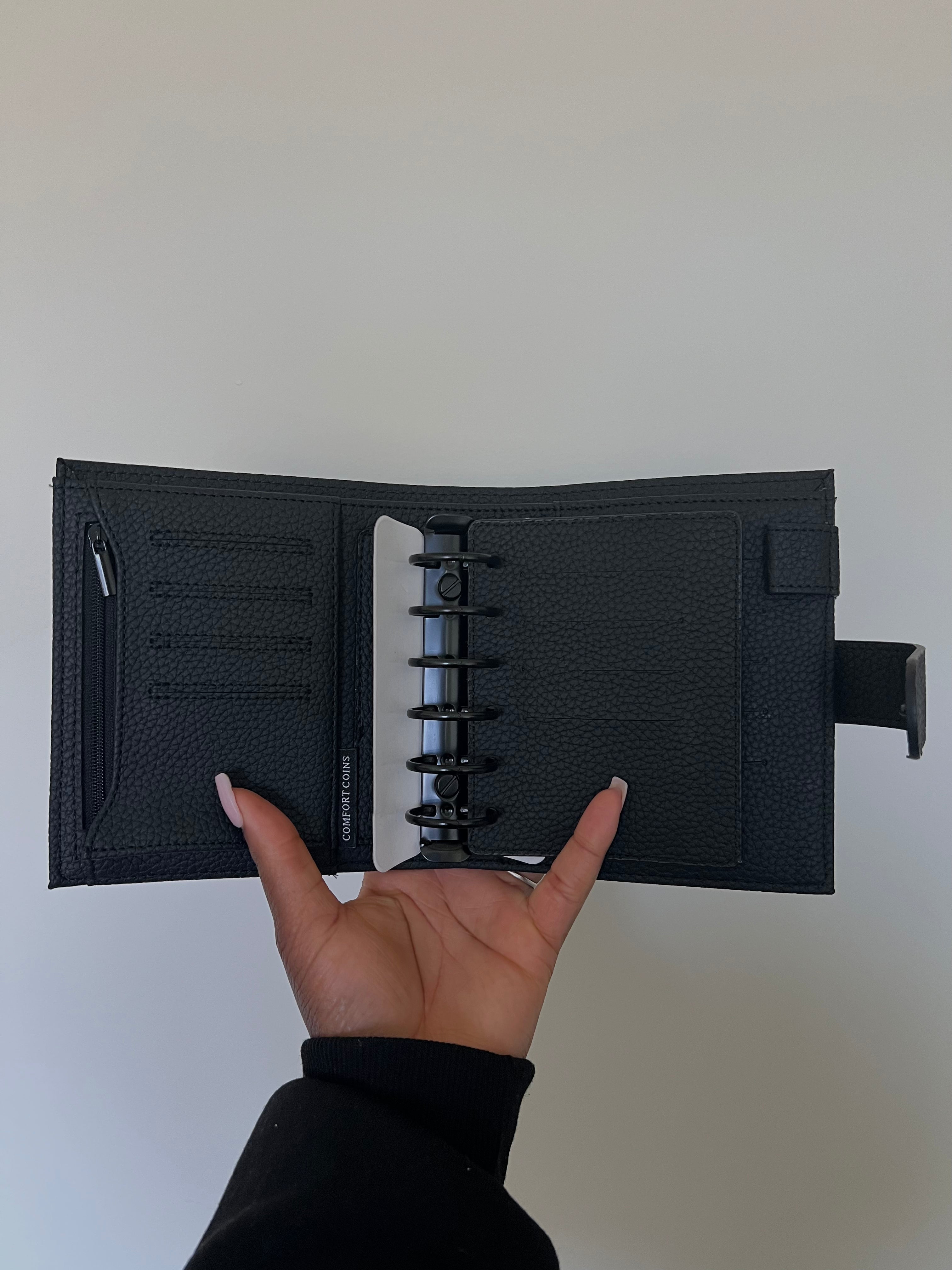 A7 30mm Matte Black Rings Binder| A7 Budget Binder| A7 Planner