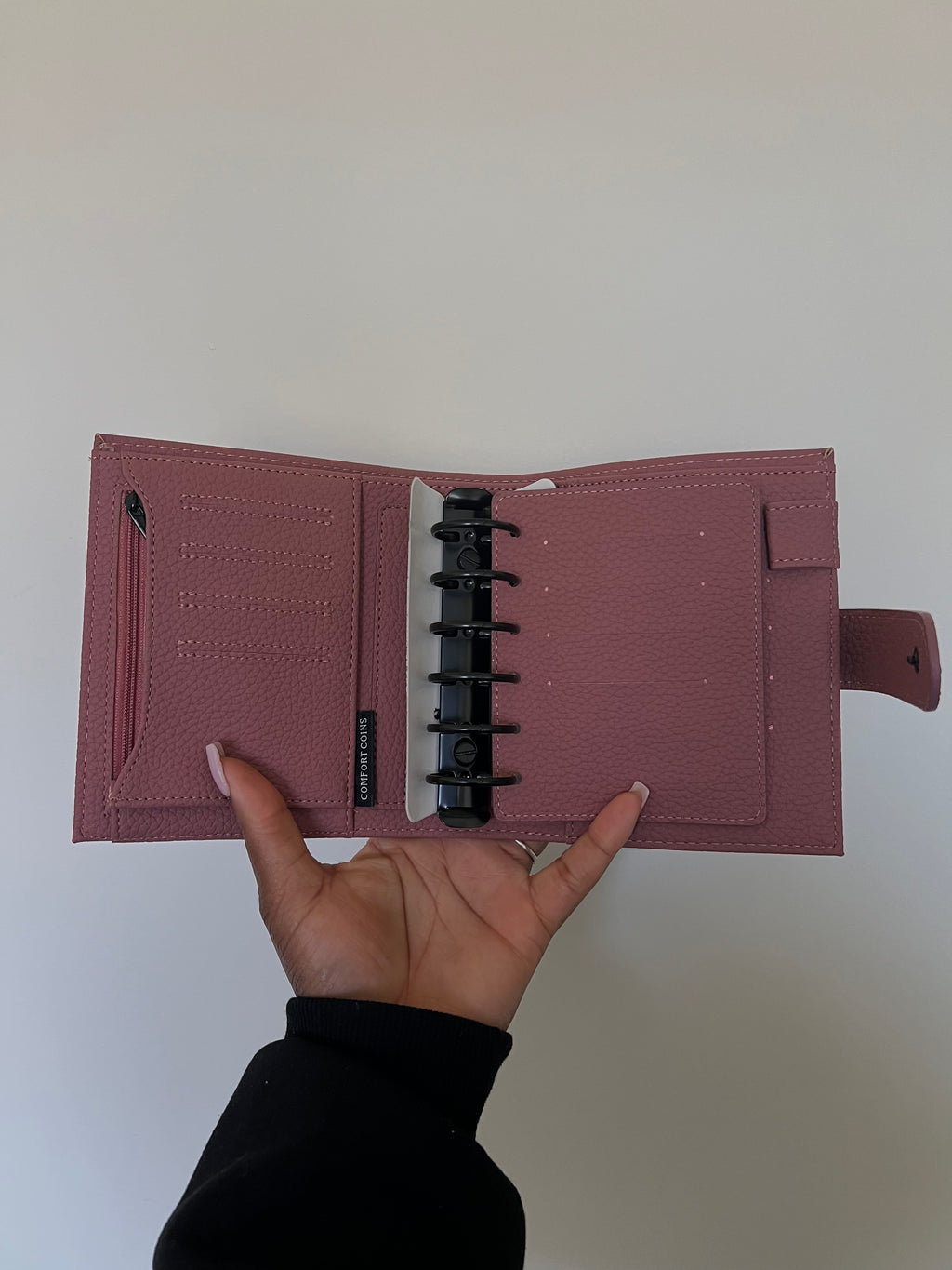 A7 30mm Matte Black Rings Binder| A7 Budget Binder| A7 Planner