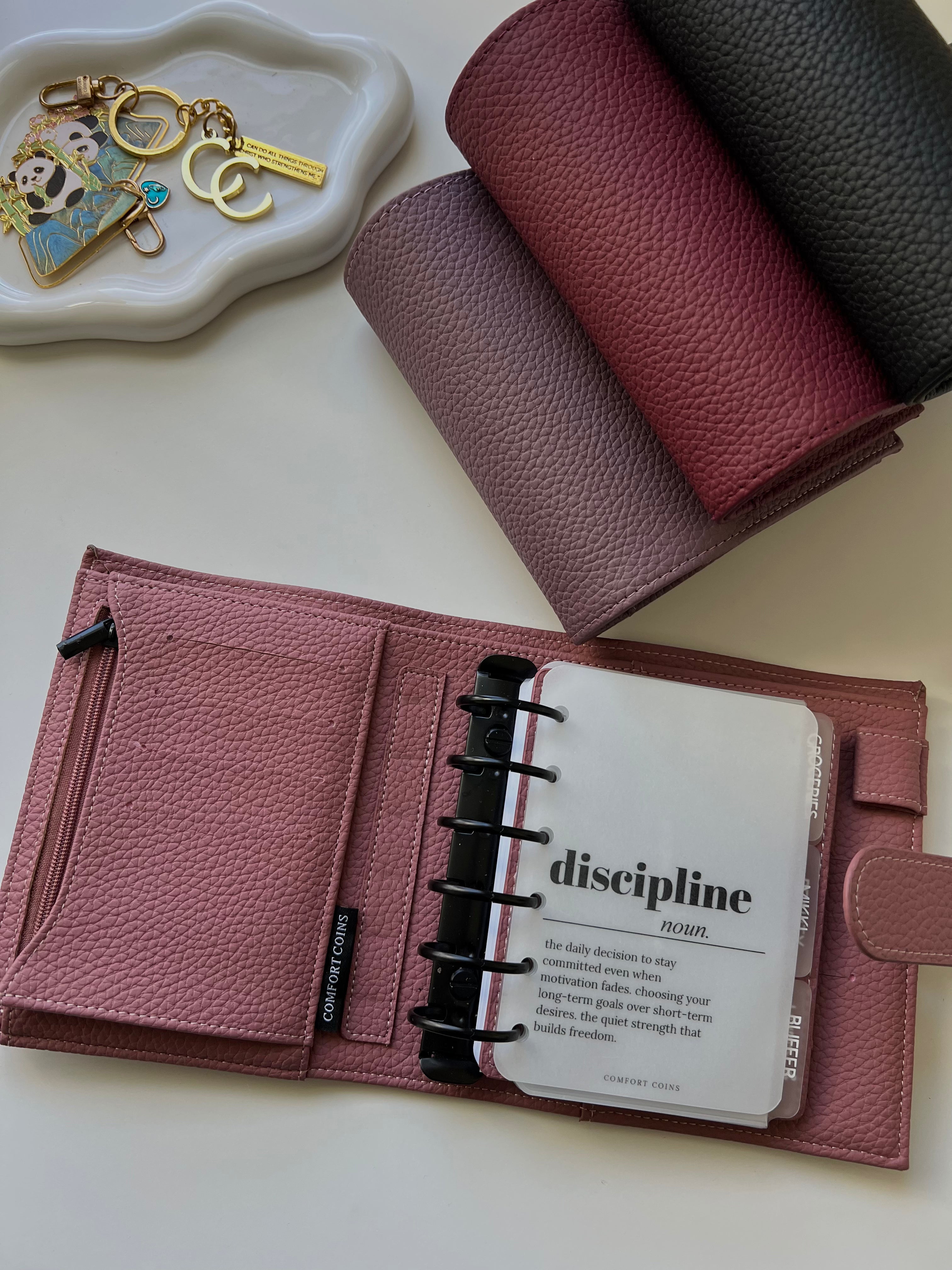 A7 30mm Matte Black Rings Binder| A7 Budget Binder| A7 Planner