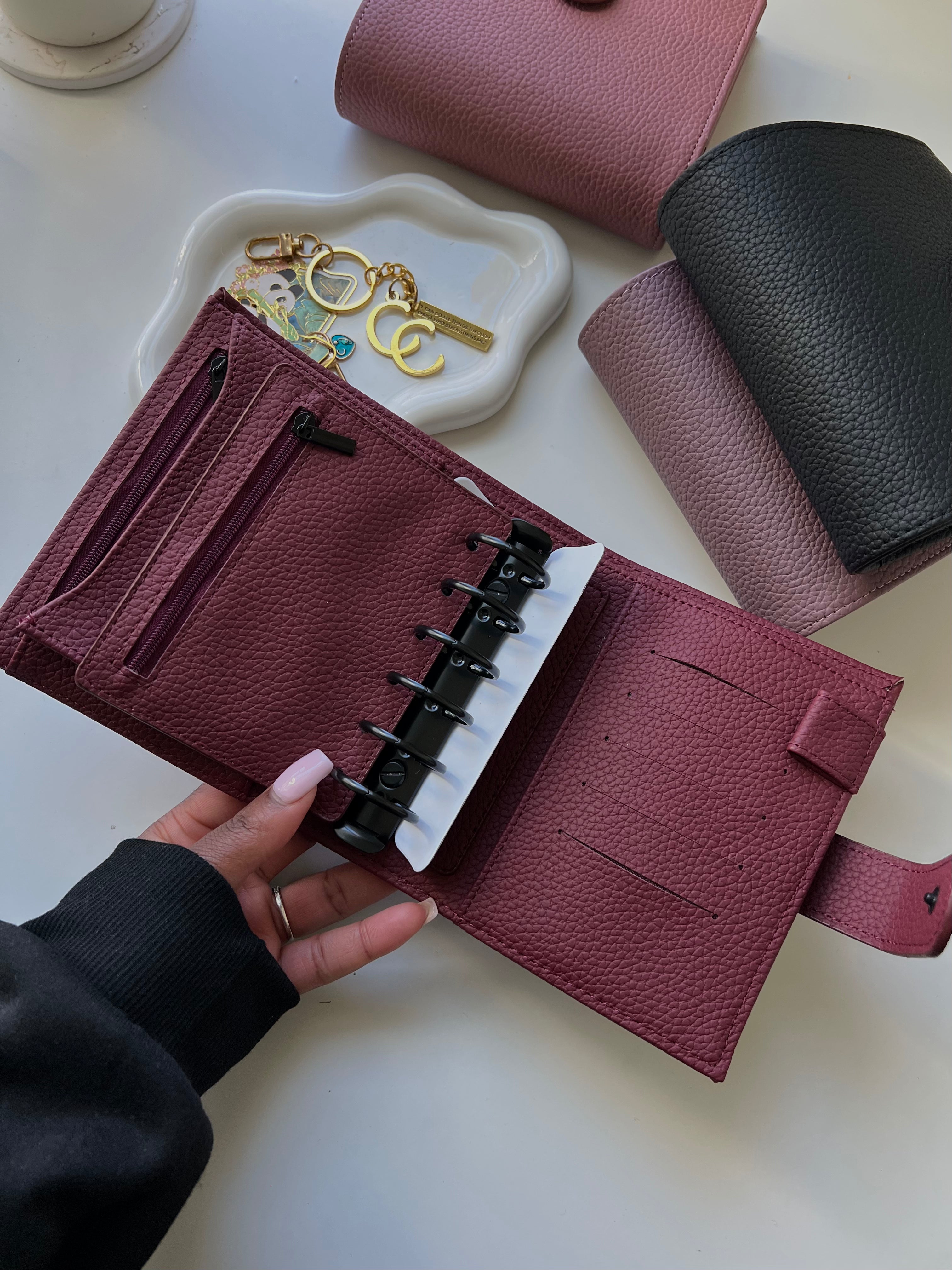 A7 30mm Matte Black Rings Binder| A7 Budget Binder| A7 Planner