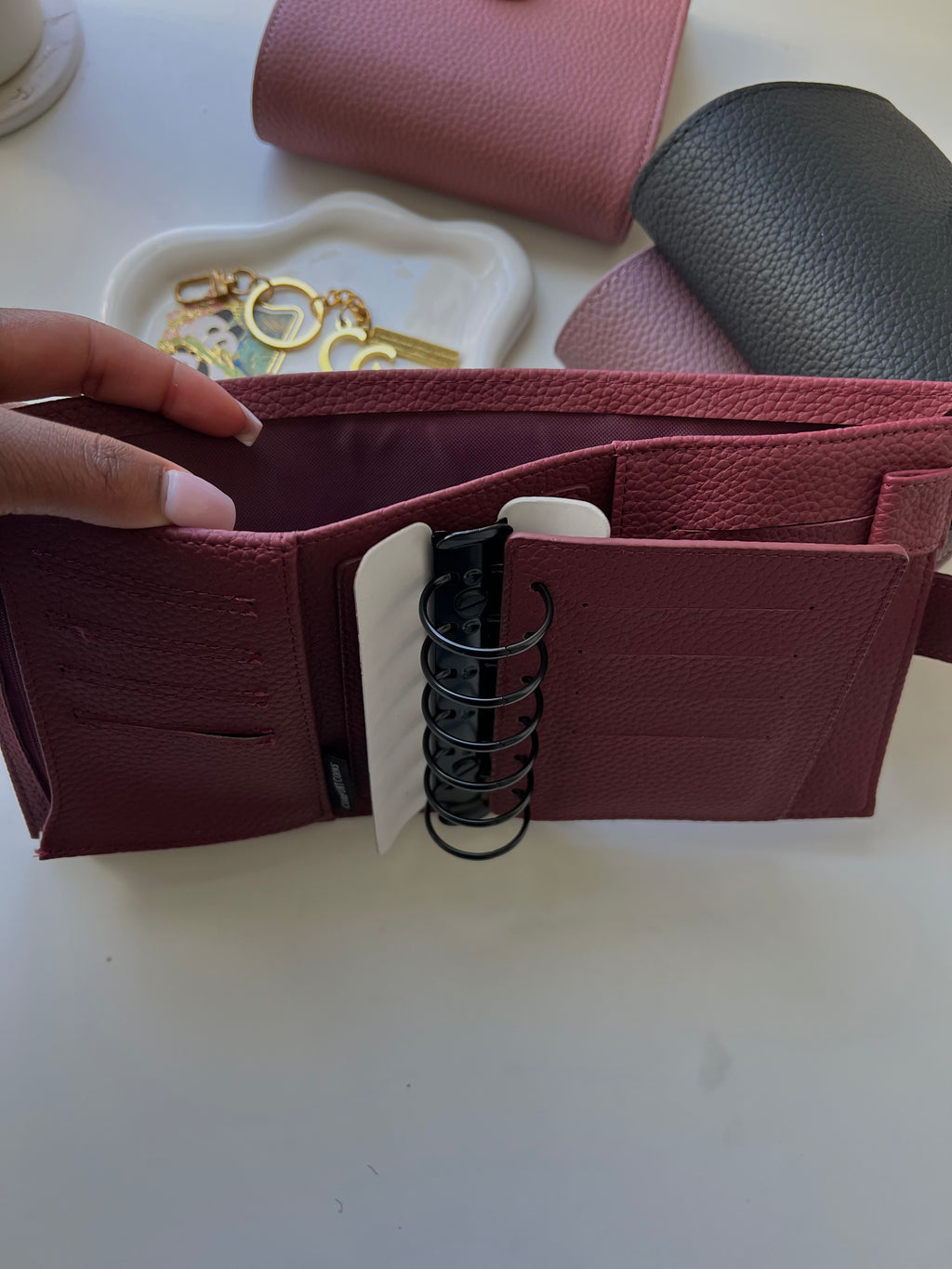 A7 30mm Matte Black Rings Binder| A7 Budget Binder| A7 Planner