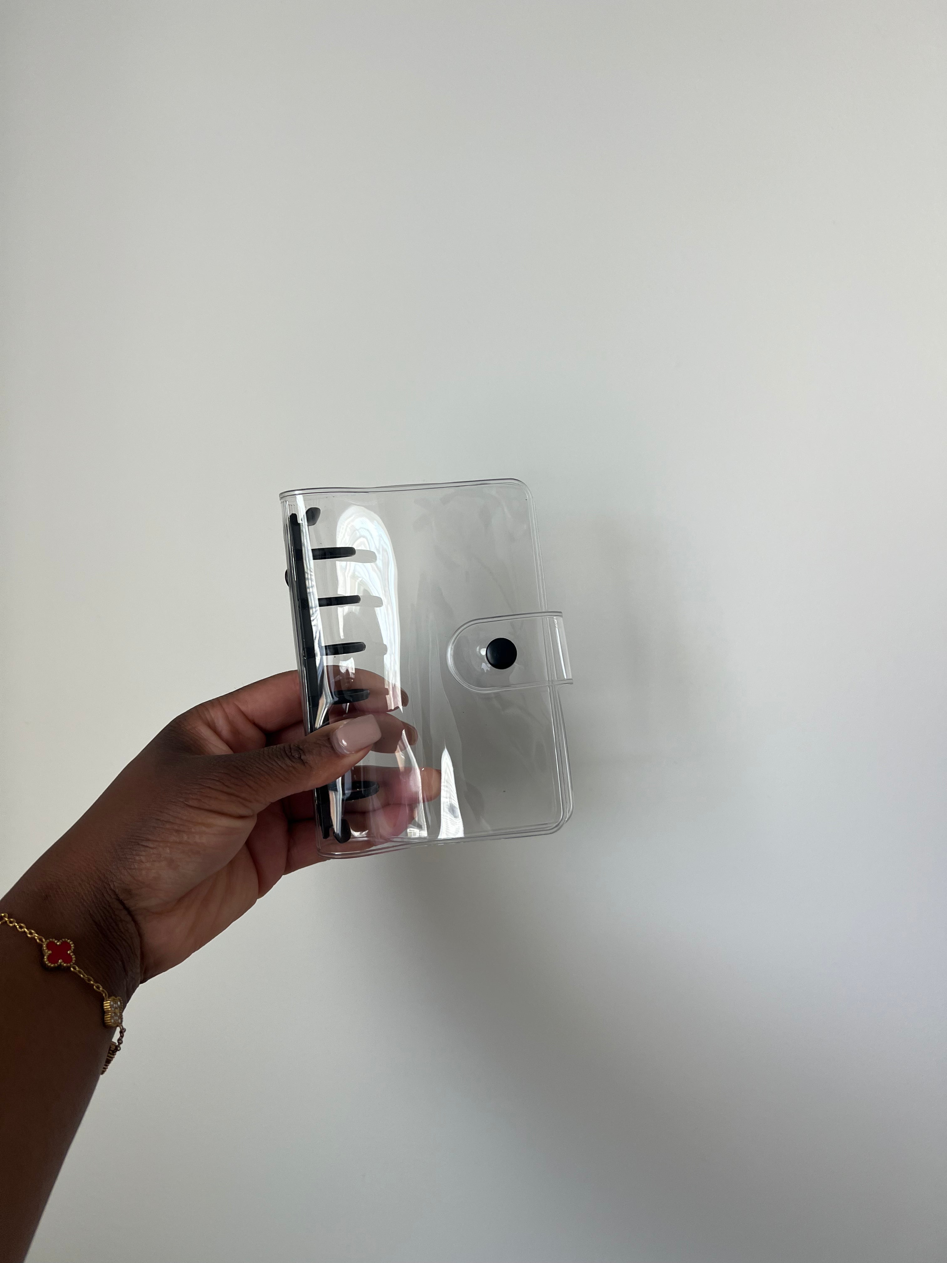 A7 PVC Budget Binder with Black Rings