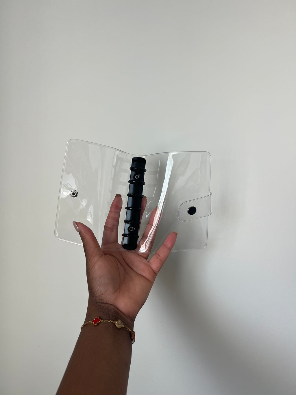 A7 PVC Budget Binder with Black Rings