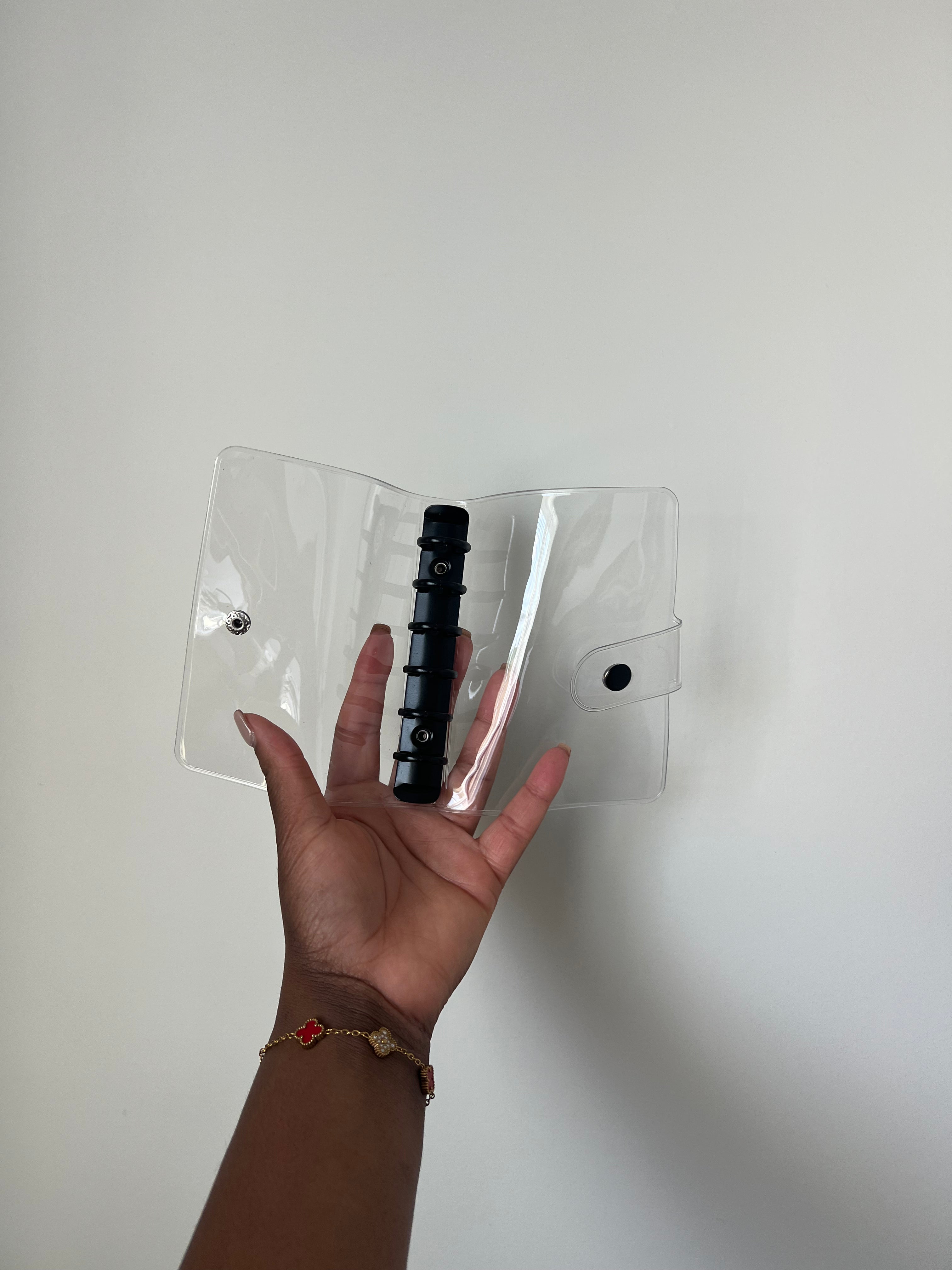 A7 PVC Budget Binder with Black Rings