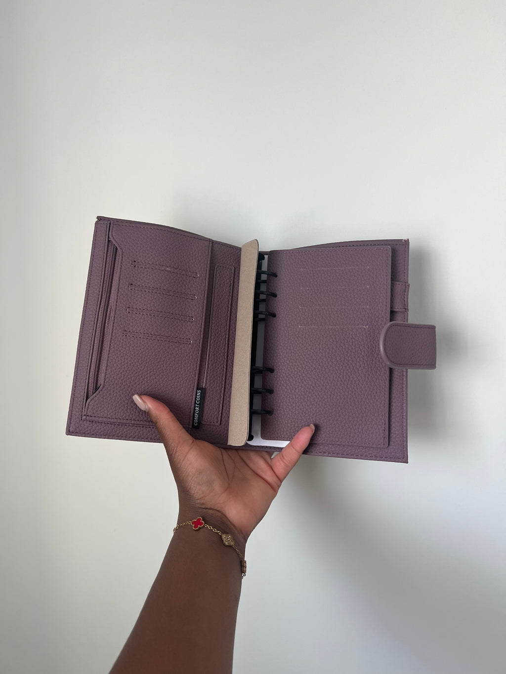 A6 Leather Binder | 30mm Black Rings | IMPERFECT BINDERS