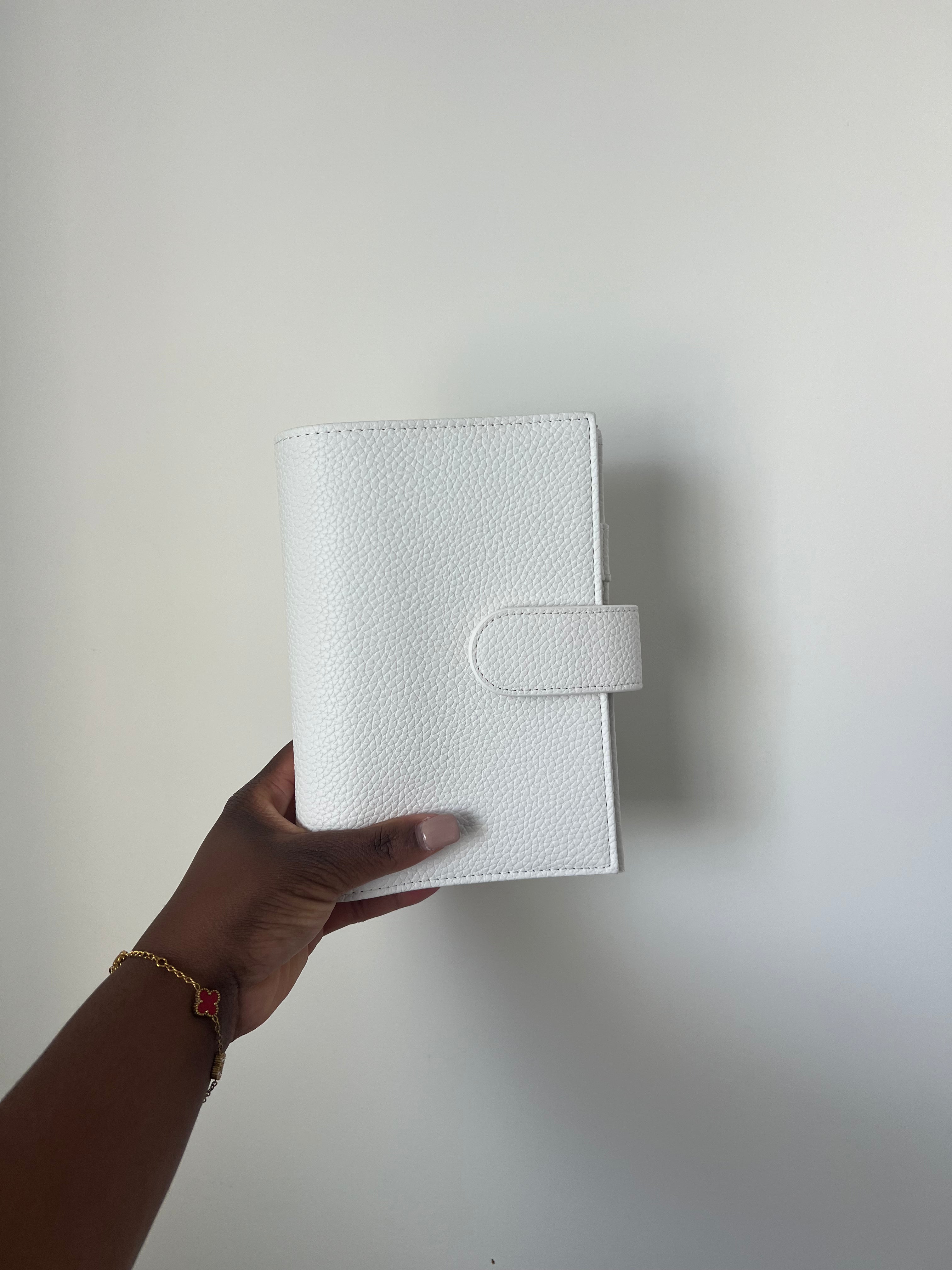 A6 Leather Binder | 30mm Black Rings | IMPERFECT BINDERS