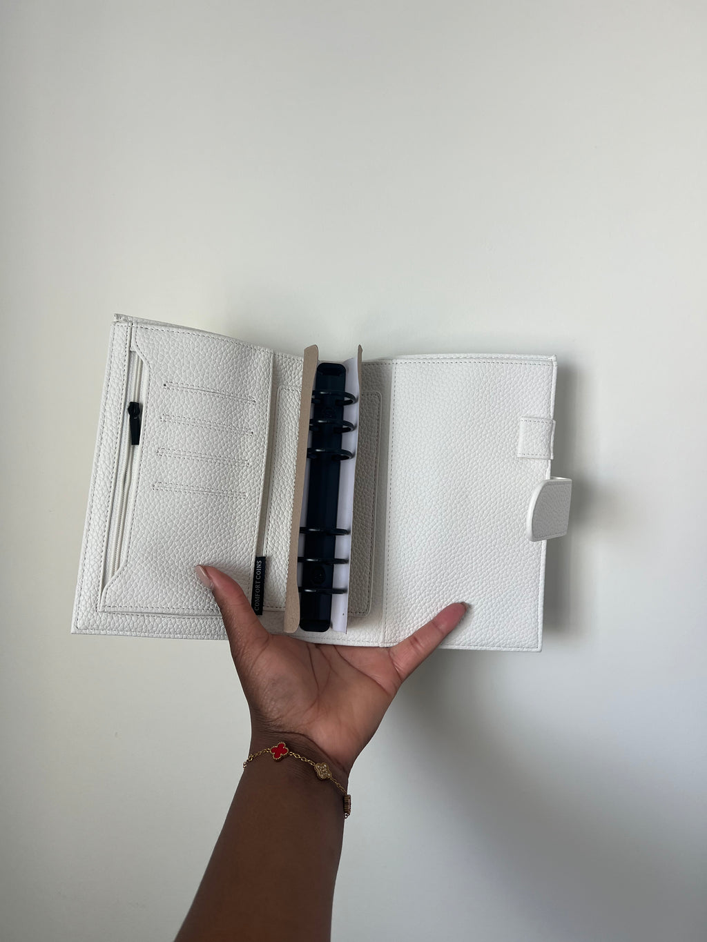 A6 Leather Binder | 30mm Black Rings | IMPERFECT BINDERS