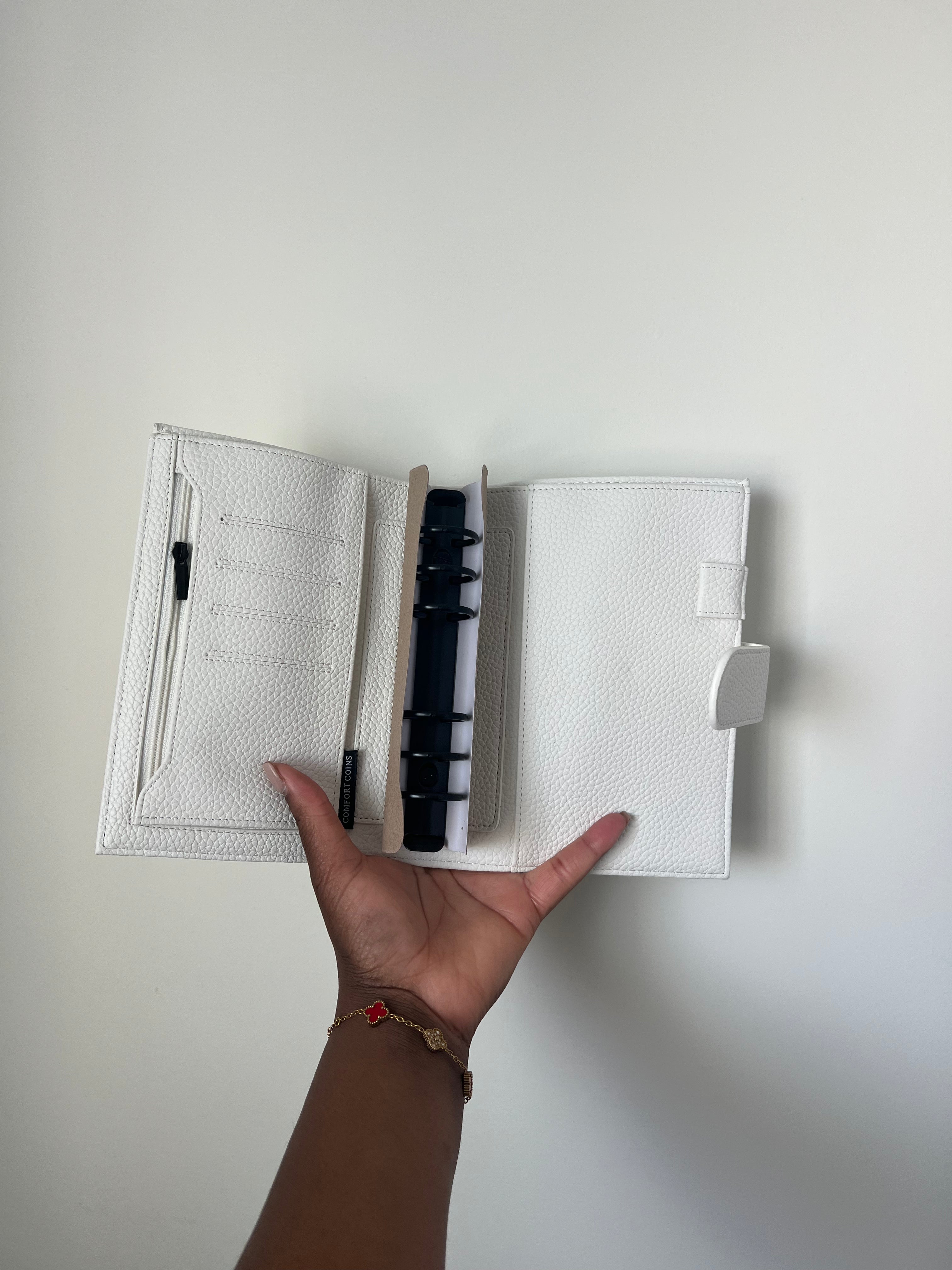 A6 Leather Binder | 30mm Black Rings | IMPERFECT BINDERS