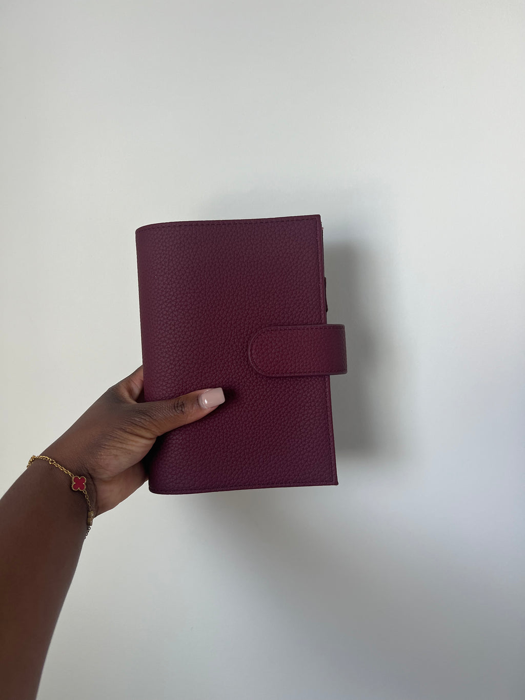 A6 Leather Binder | 30mm Black Rings | IMPERFECT BINDERS