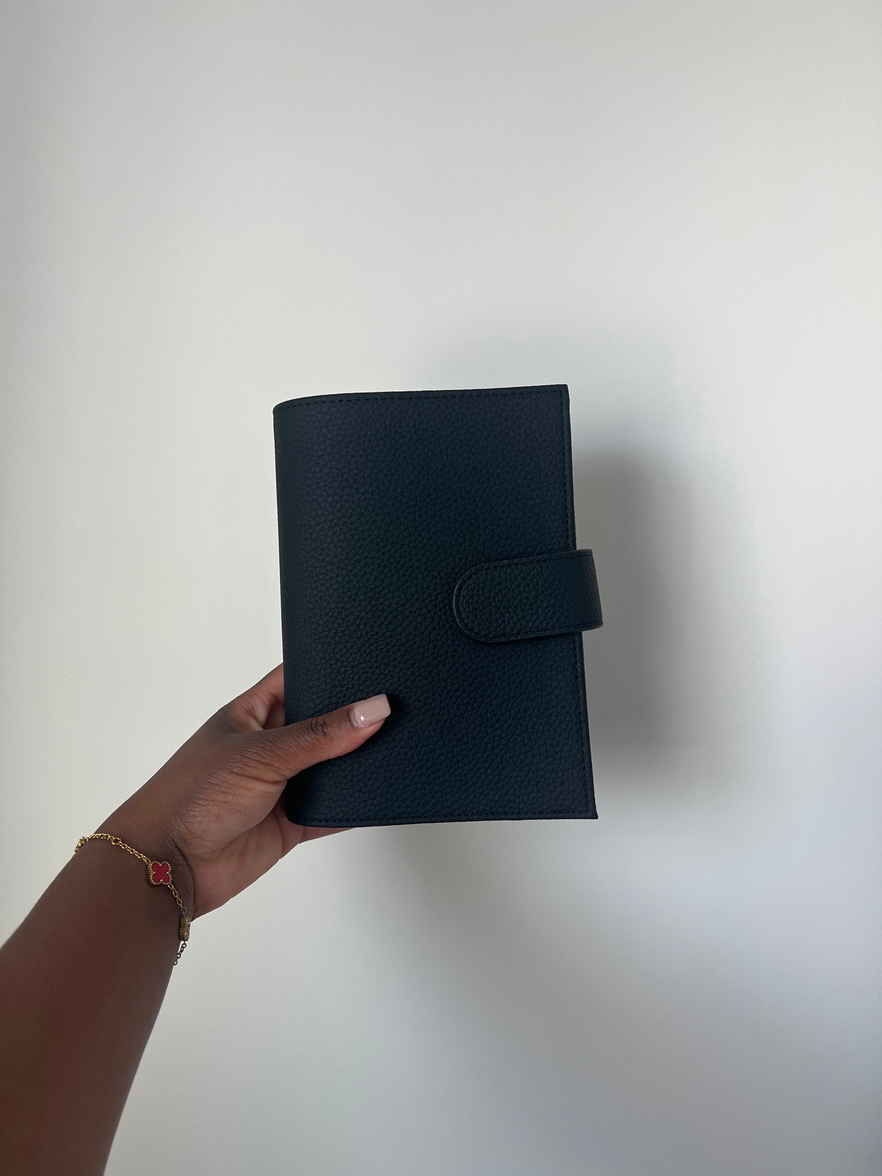 A6 Leather Binder | 30mm Black Rings | IMPERFECT BINDERS