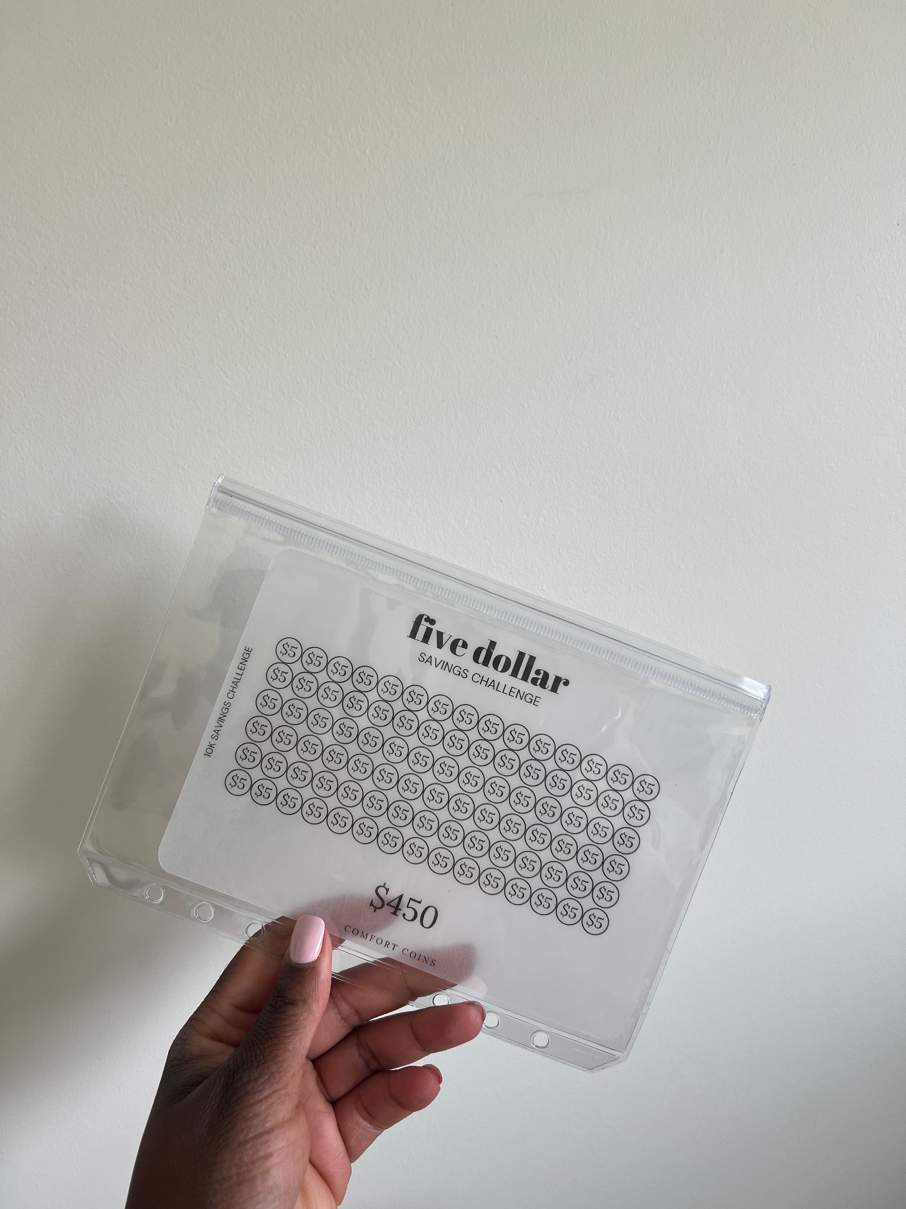 A5 Zipless Clear Envelopes