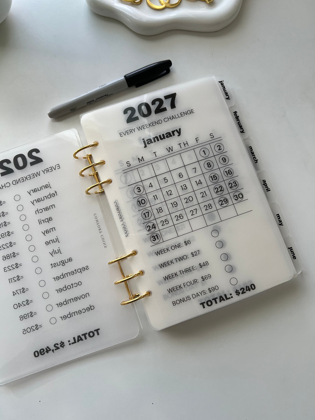 A5 Handmade 2027 Every Weekend Challenge Bundle