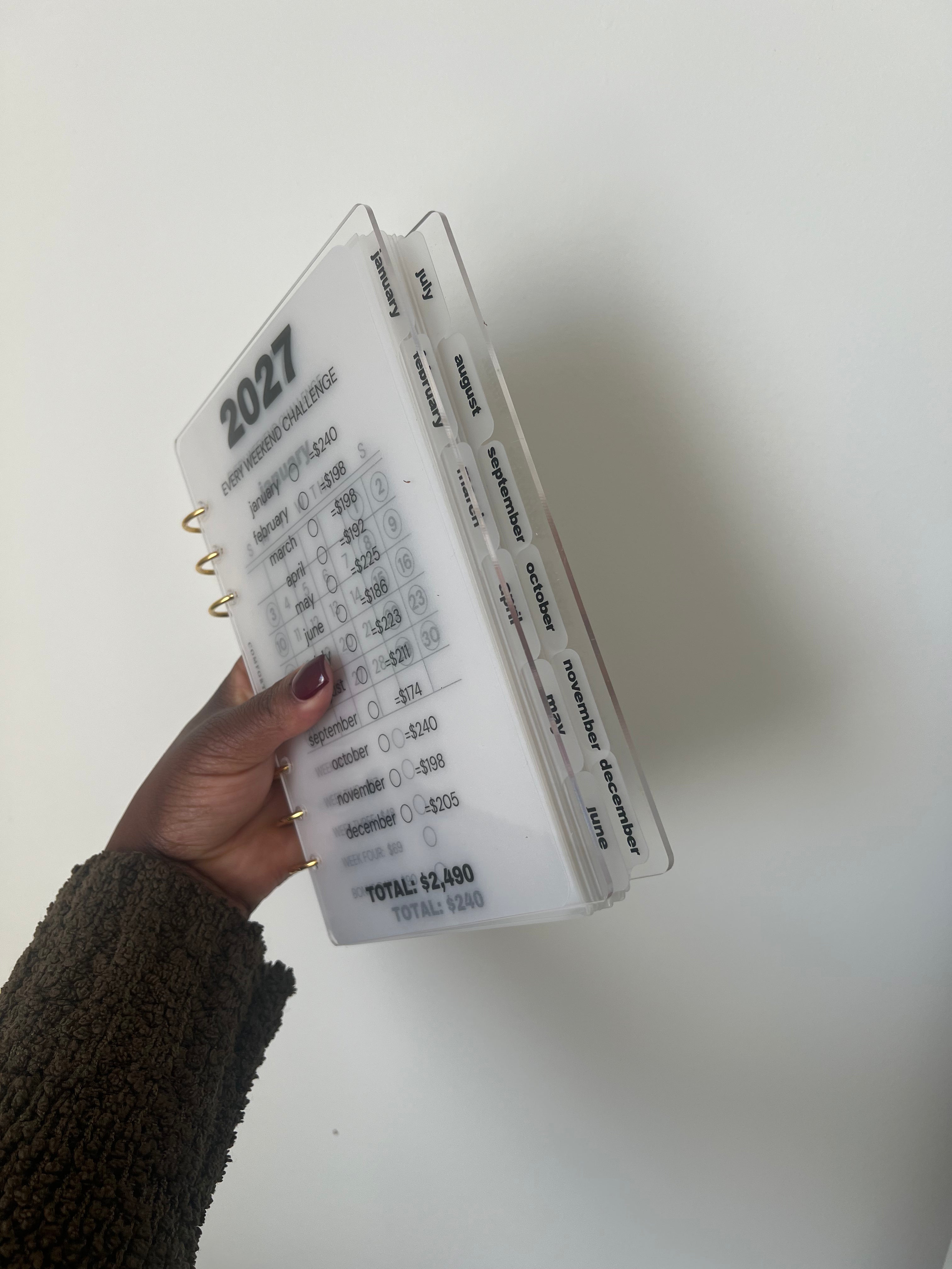 A5 Handmade 2027 Every Weekend Challenge Bundle