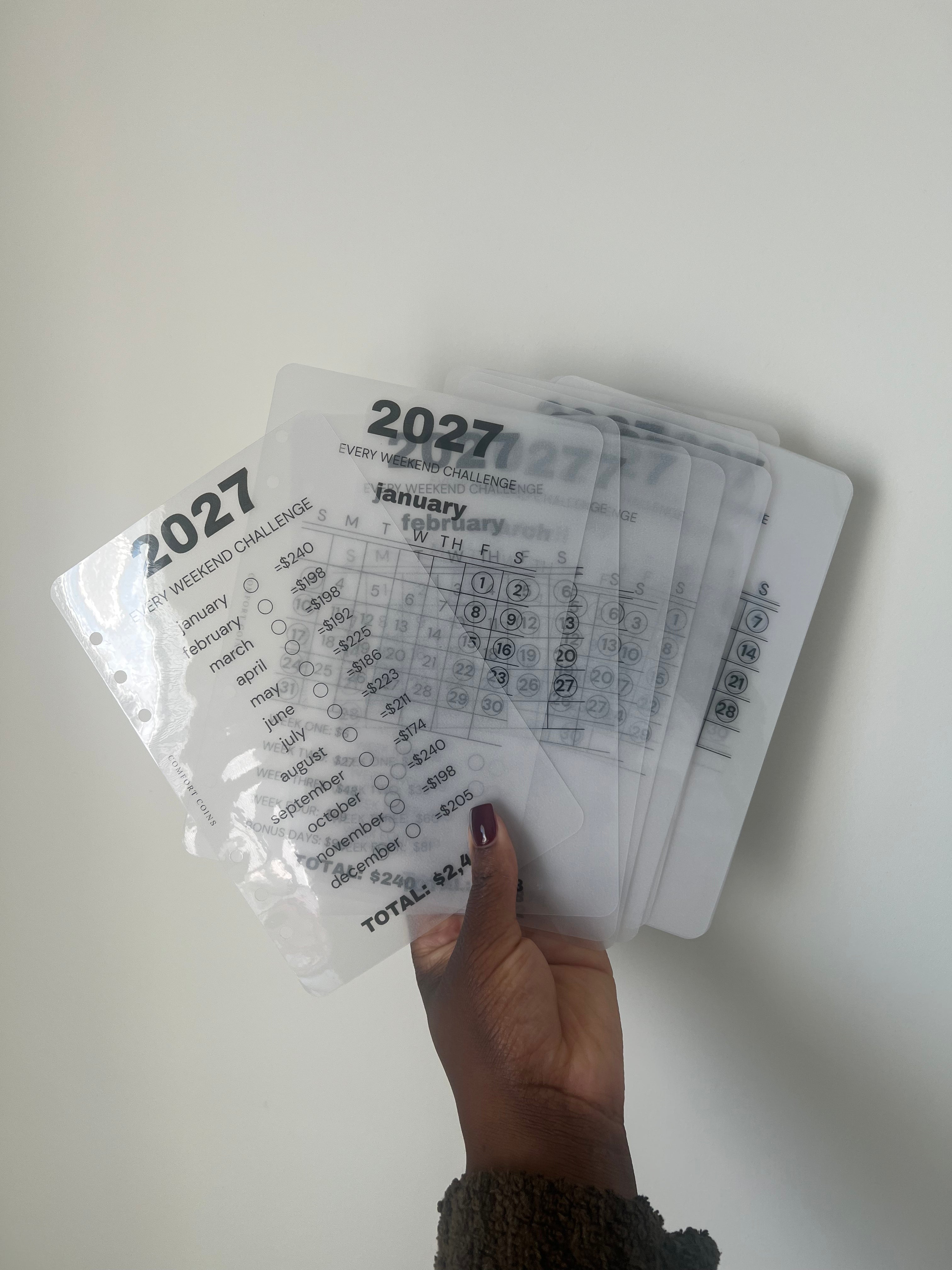 A5 Handmade 2027 Every Weekend Challenge Bundle