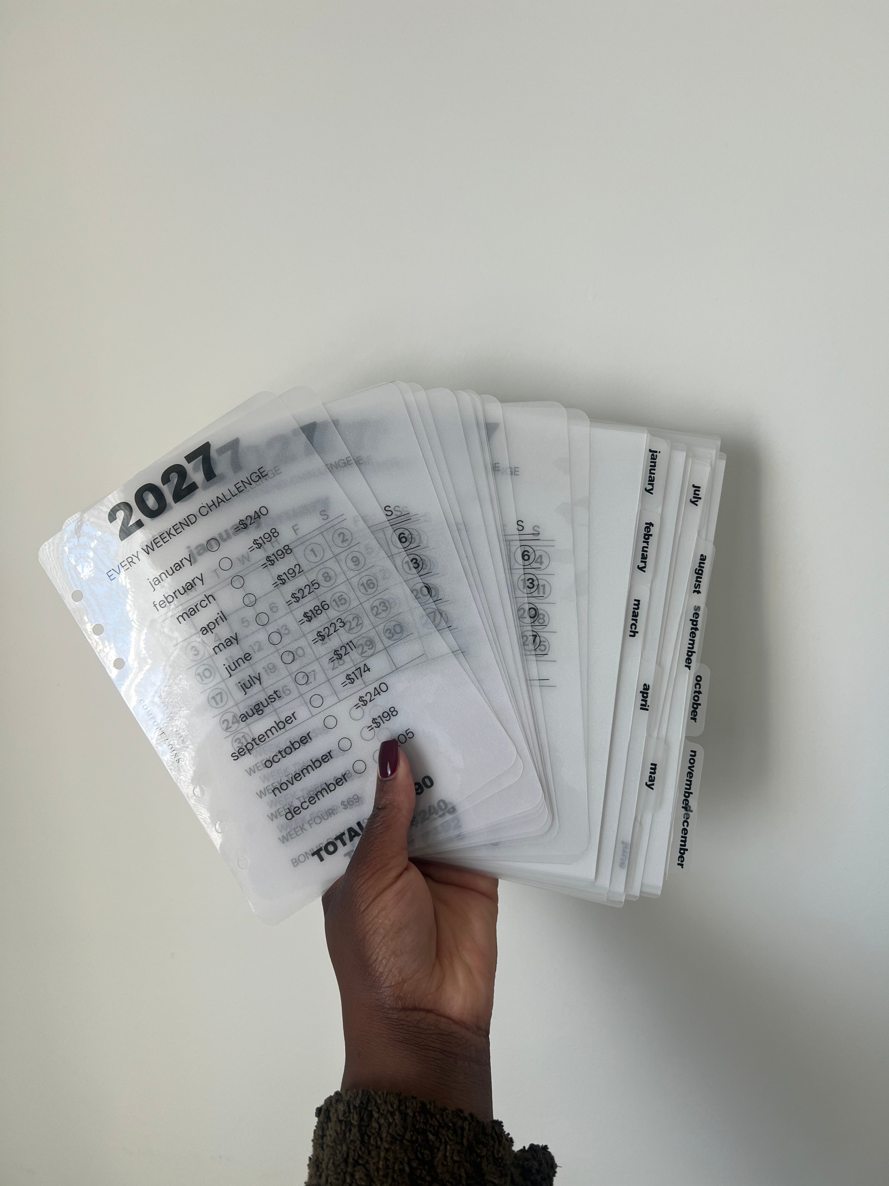 A5 Handmade 2027 Every Weekend Challenge Bundle