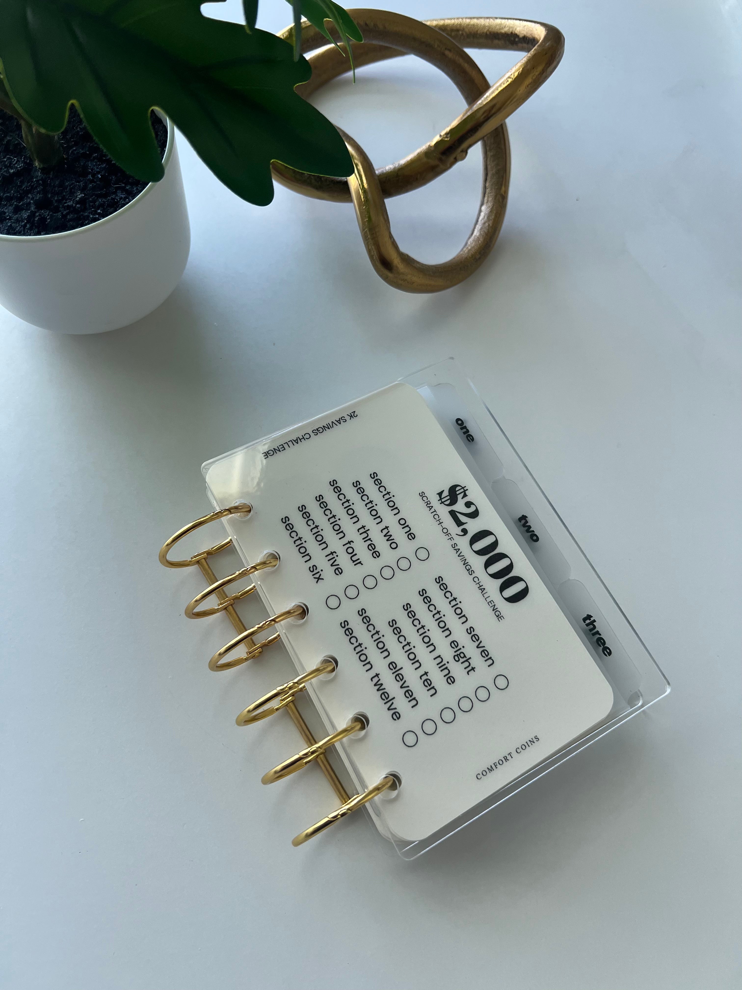A7 Scratch-Off $2K Saving Bundles + PVC Matte Tabbed Envelopes