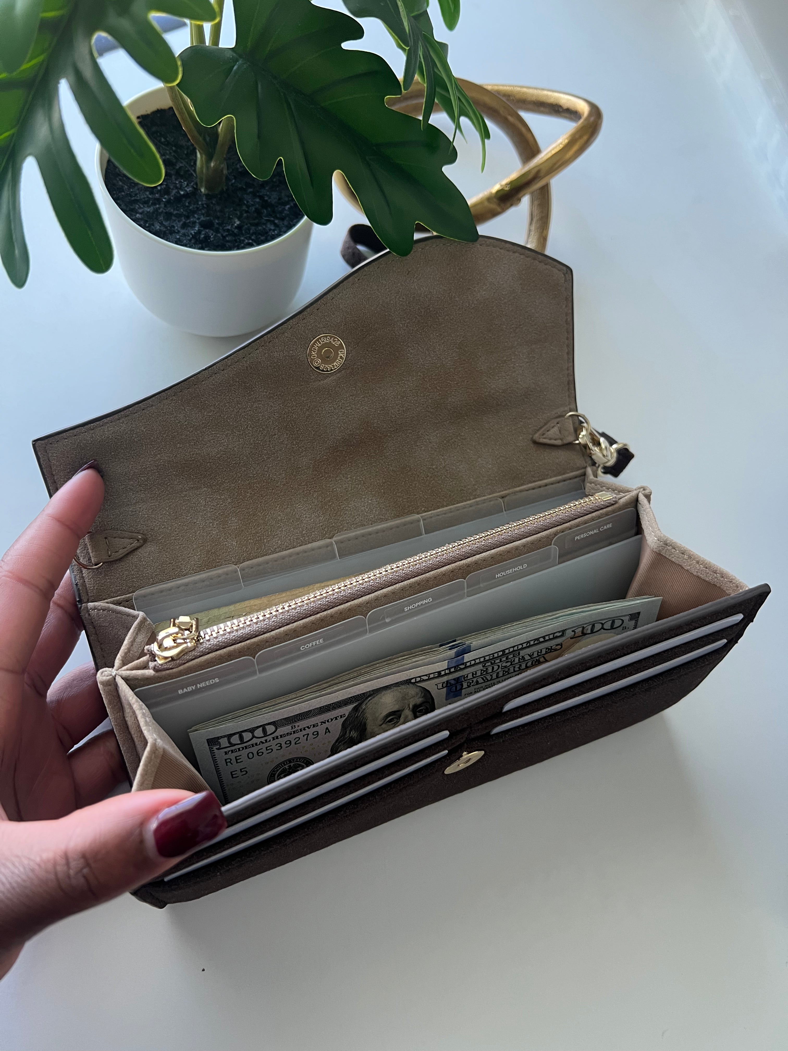 IMPERFECT Convertible Cash Stuffing Wallet - 50% OFF