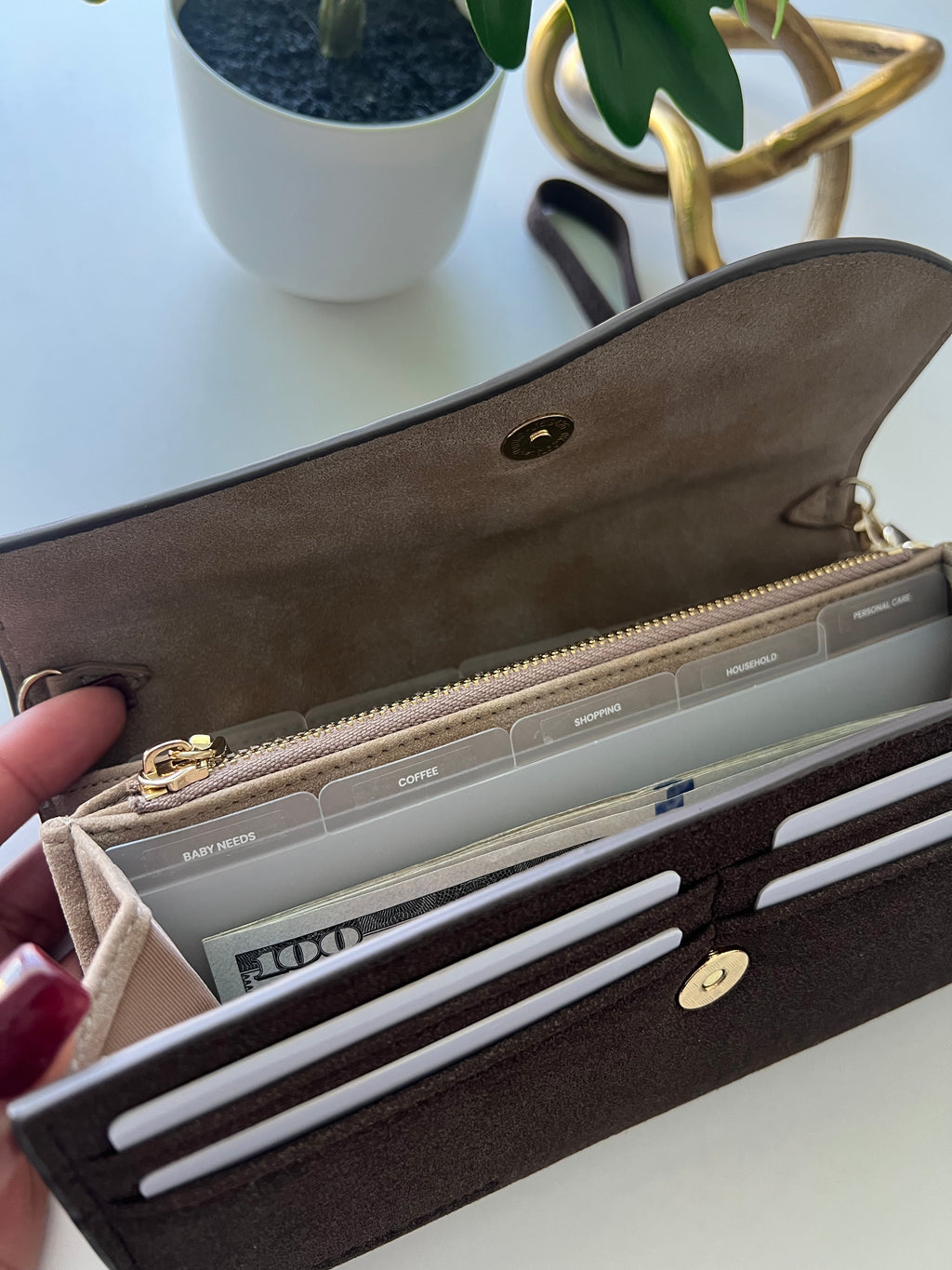 IMPERFECT Convertible Cash Stuffing Wallet - 50% OFF