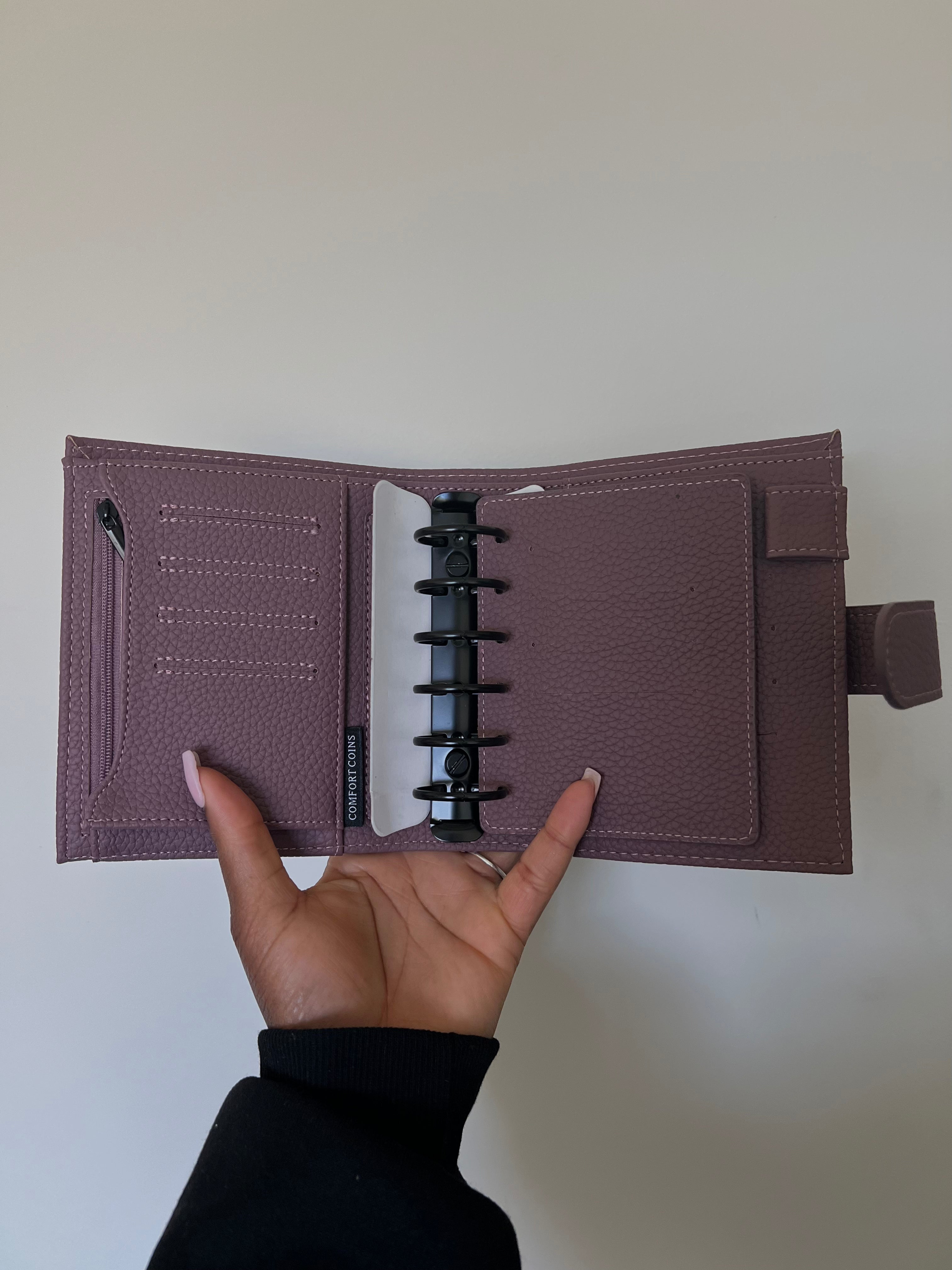 A7 30mm Matte Black Rings Binder| A7 Budget Binder| A7 Planner