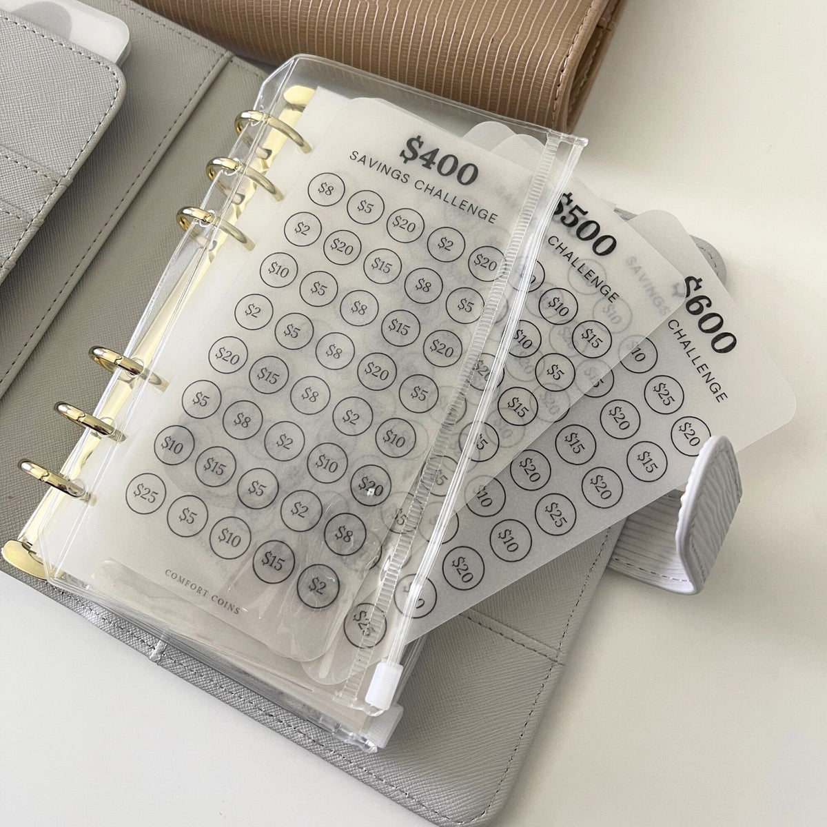 A6 Savings Bundle Inserts (400, 500, 600, 800, 1000)