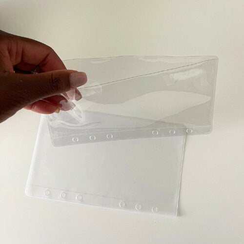 A6 Clear and Matte Zipperless Envelopes