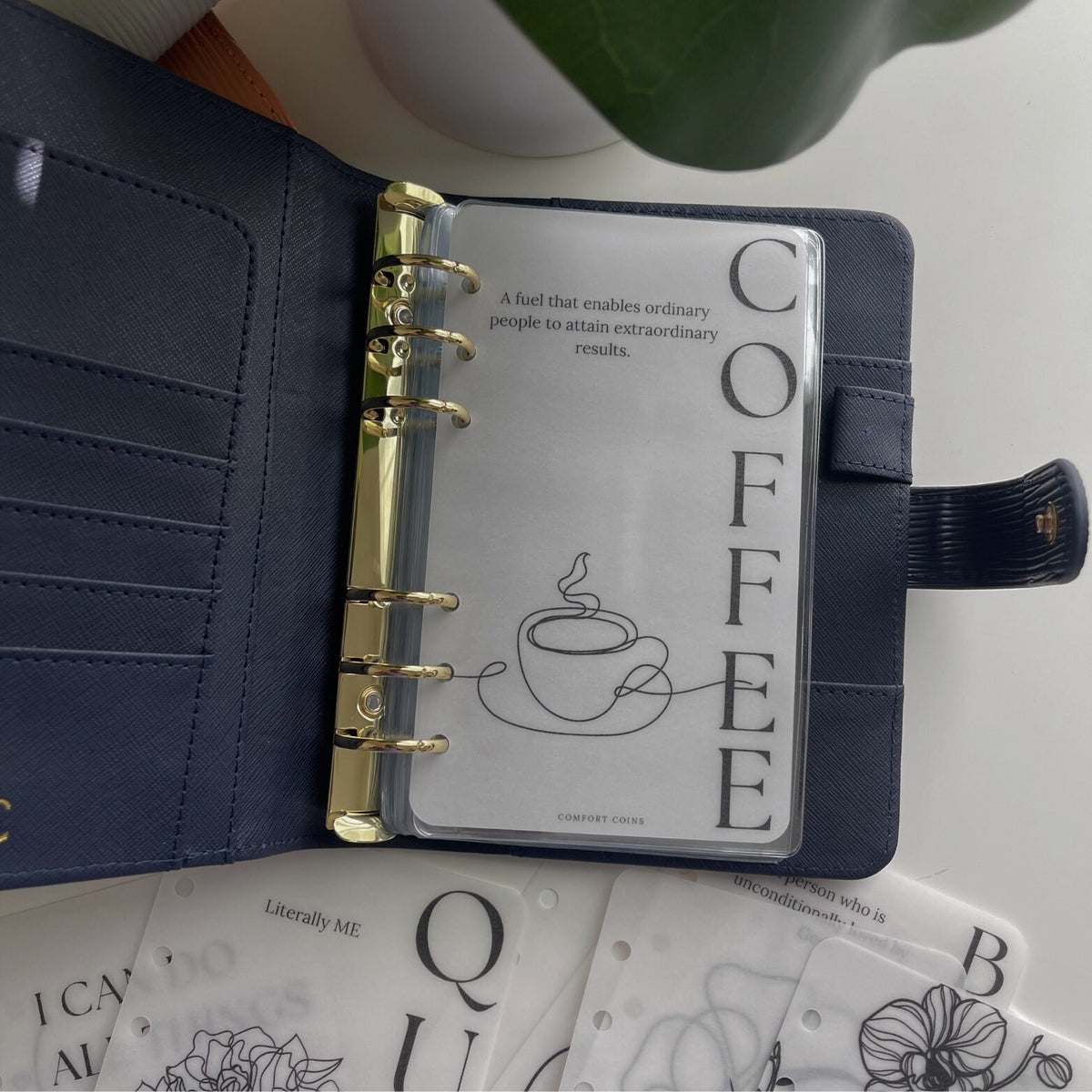 A6 Frosted Dashboards | A6 Planner Dashboards | Line Art Dashboards | Women Beauty Dashboards| Motivational A6 Dashboards
