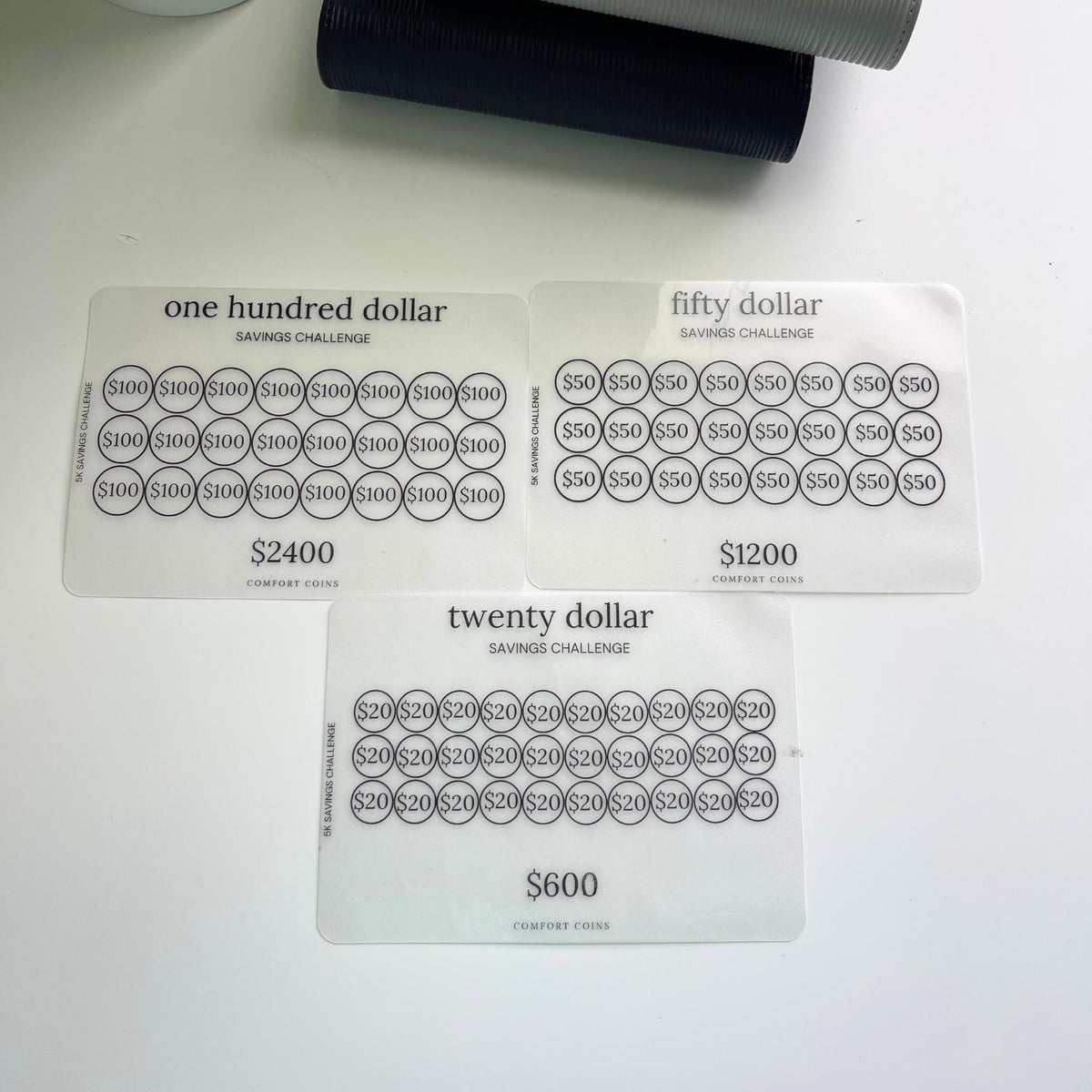 A5 5k Dollars Savings Challenge Inserts Bundle
