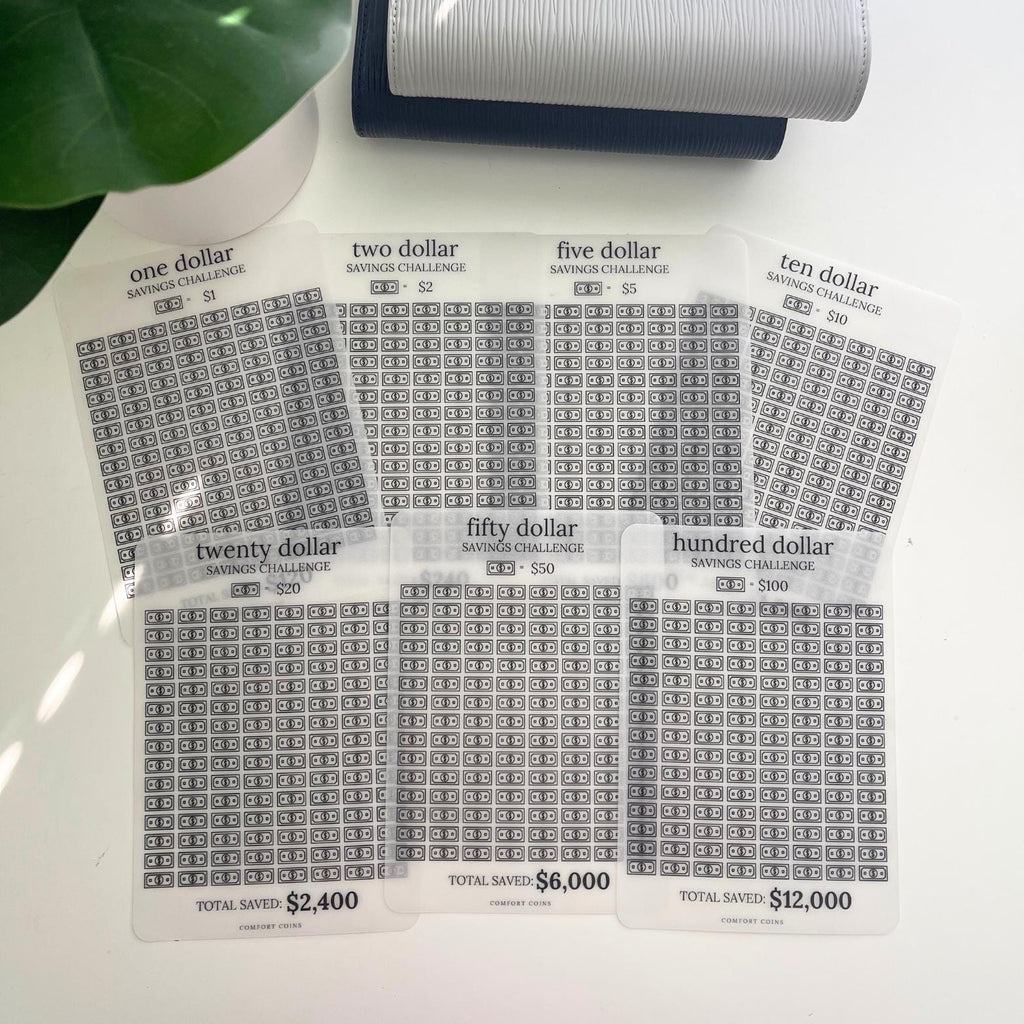 A5 Dollars Challenge Inserts Bundle