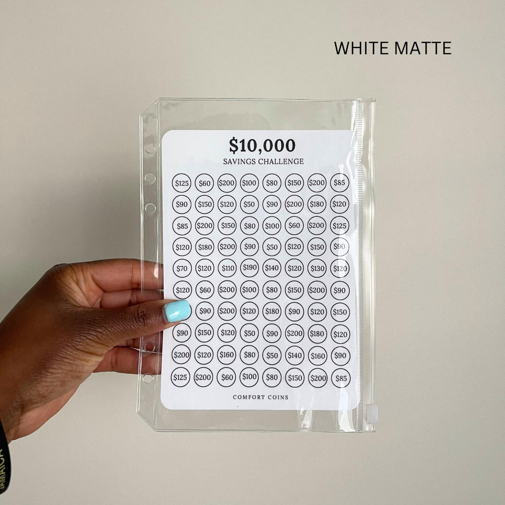 A5 10k Savings Challenge Insert