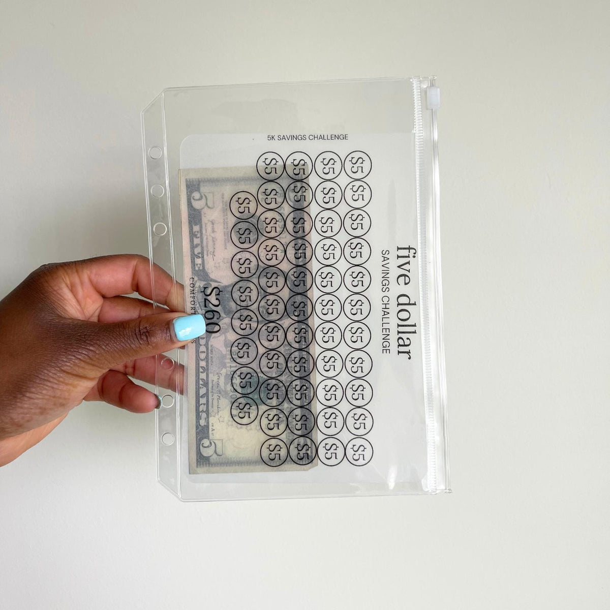 A5 5k Dollars Savings Challenge Inserts Bundle