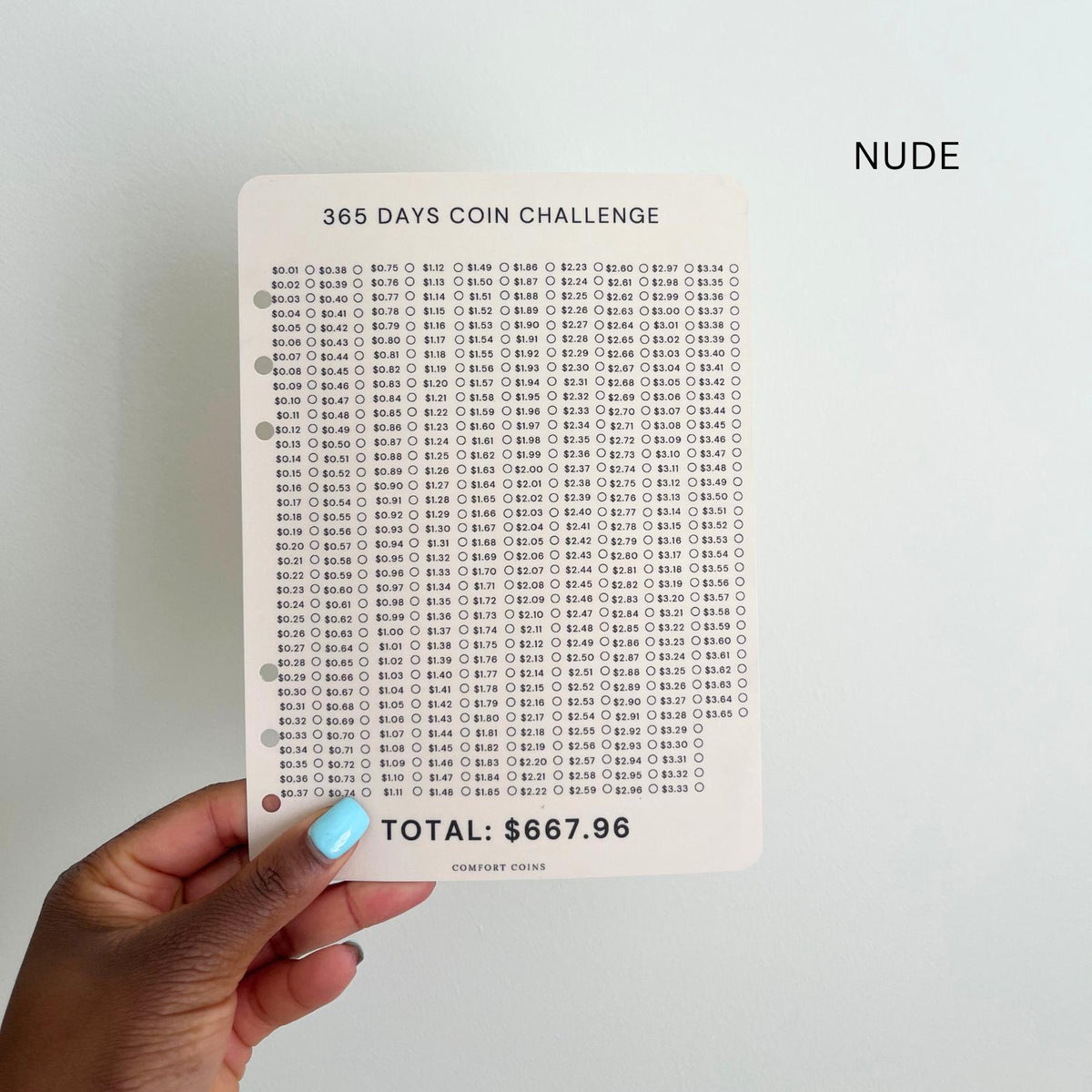 A5 365 Days Coin Challenge