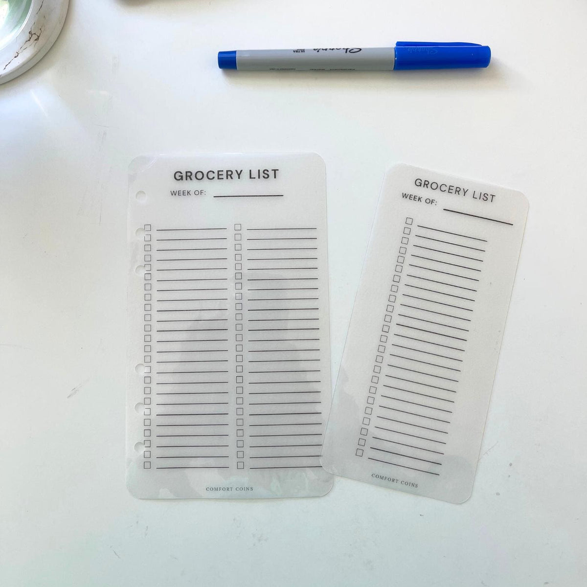 A6 Grocery List Budget Tracker