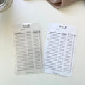 A6 Bill Trackers