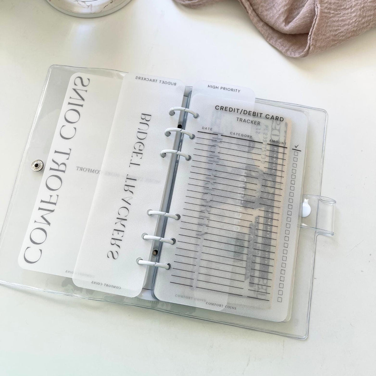 A6 Credit/Debit Card Trackers