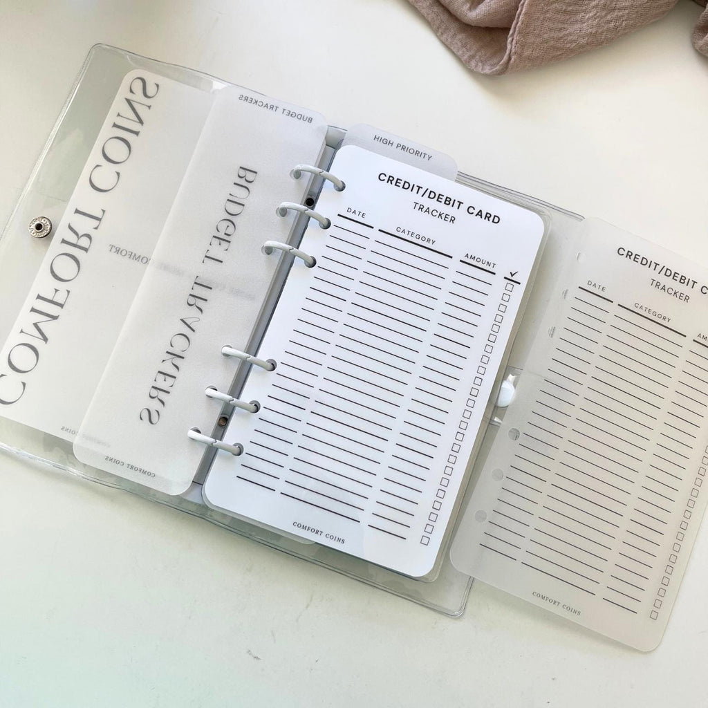 A6 Credit/Debit Card Trackers