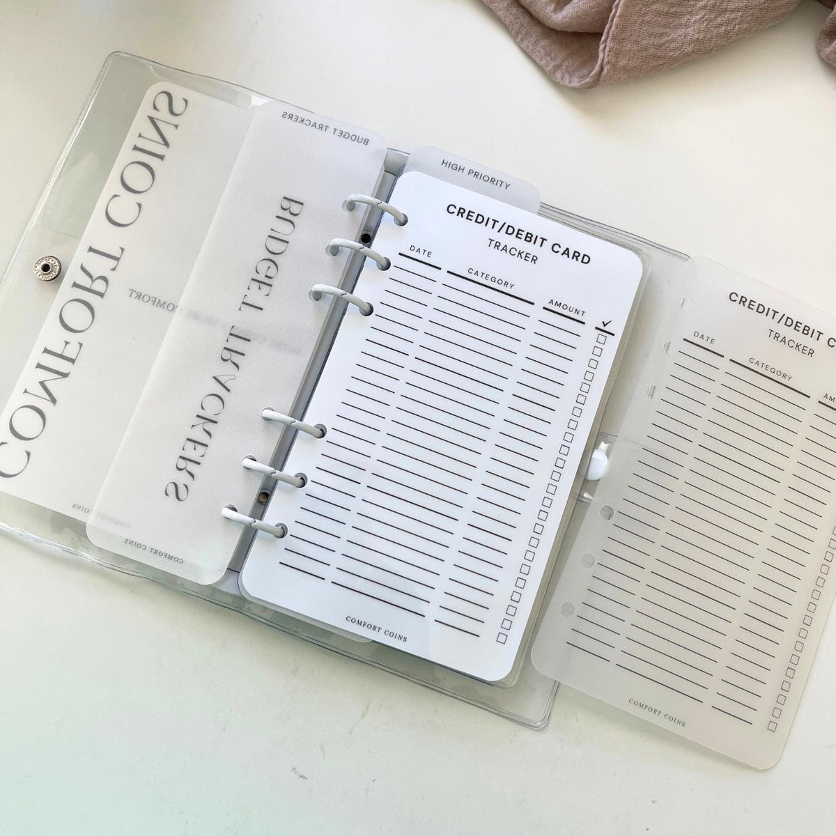 A6 Credit/Debit Card Trackers