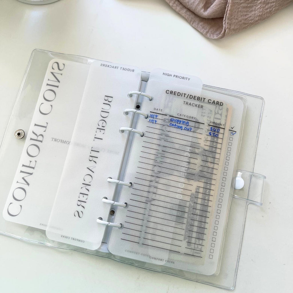 A6 Credit/Debit Card Trackers