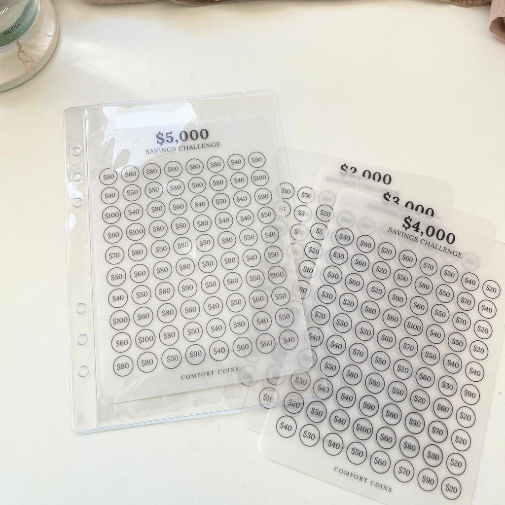 A5 2K, 3K, 4K, 5K Savings Inserts