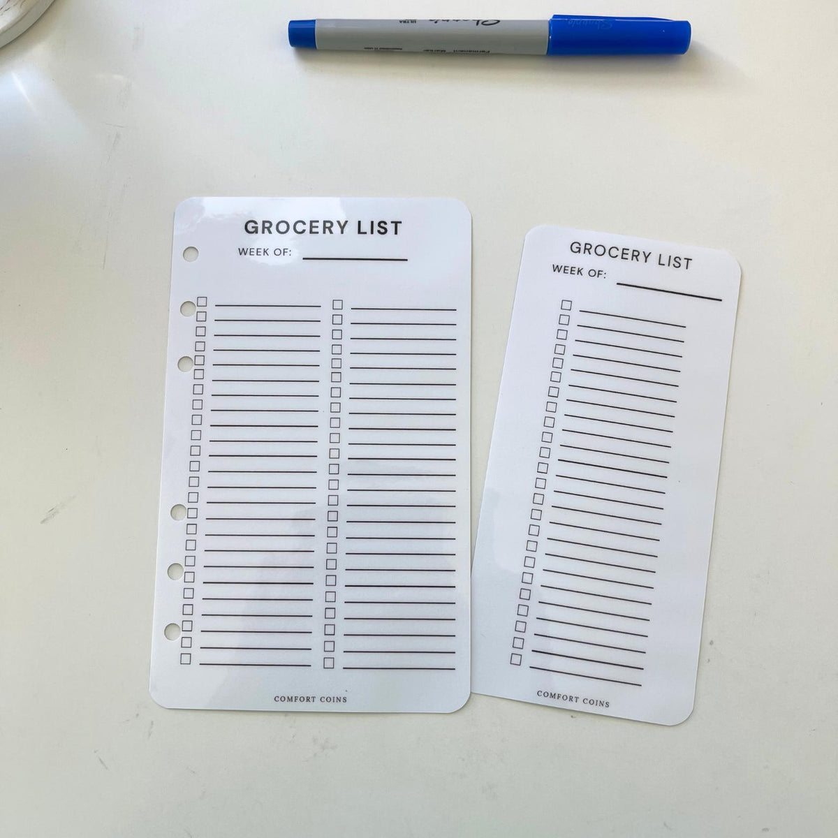 A6 Grocery List Budget Tracker