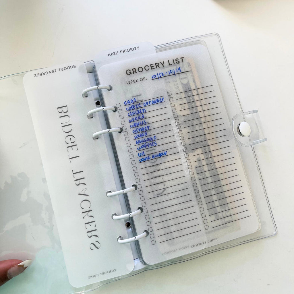 A6 Grocery List Budget Tracker