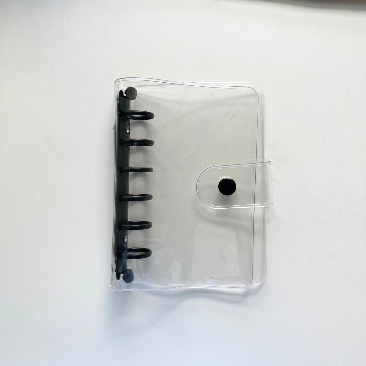 A7 Vinyl Black Rings Budget Binder |  A7 Cash Budget Binder
