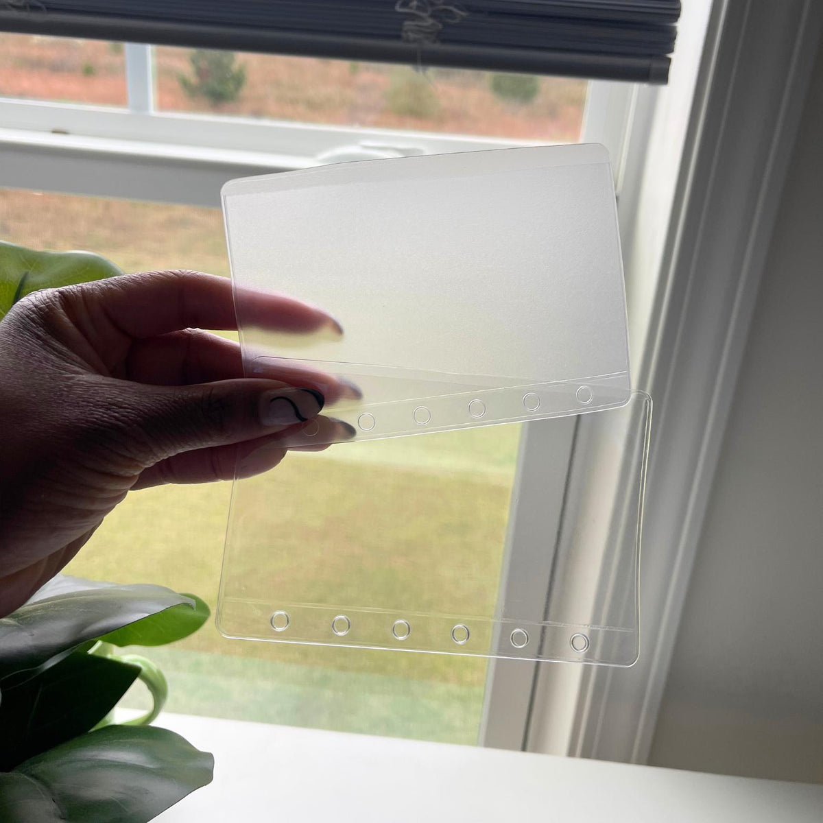 A7 Clear/ Matte Zipless Envelopes