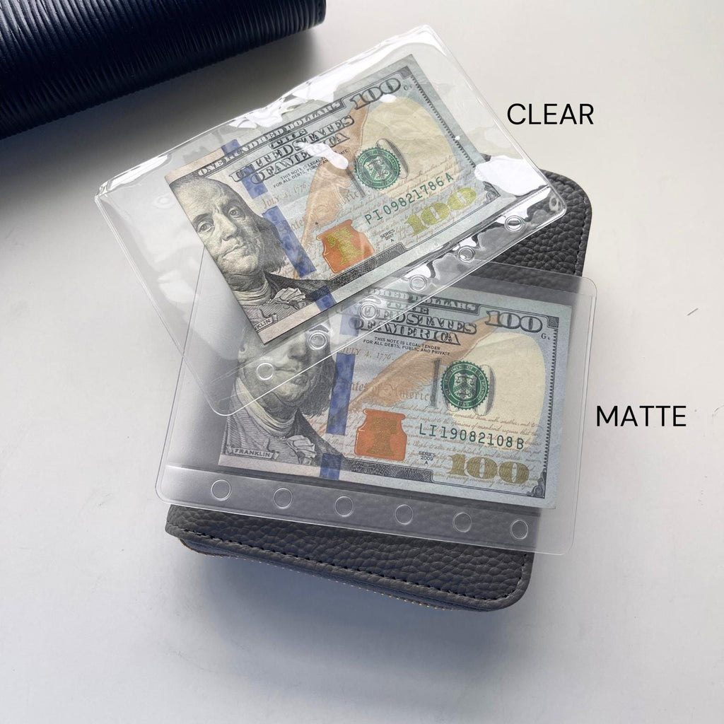 A7 Clear/ Matte Zipless Envelopes