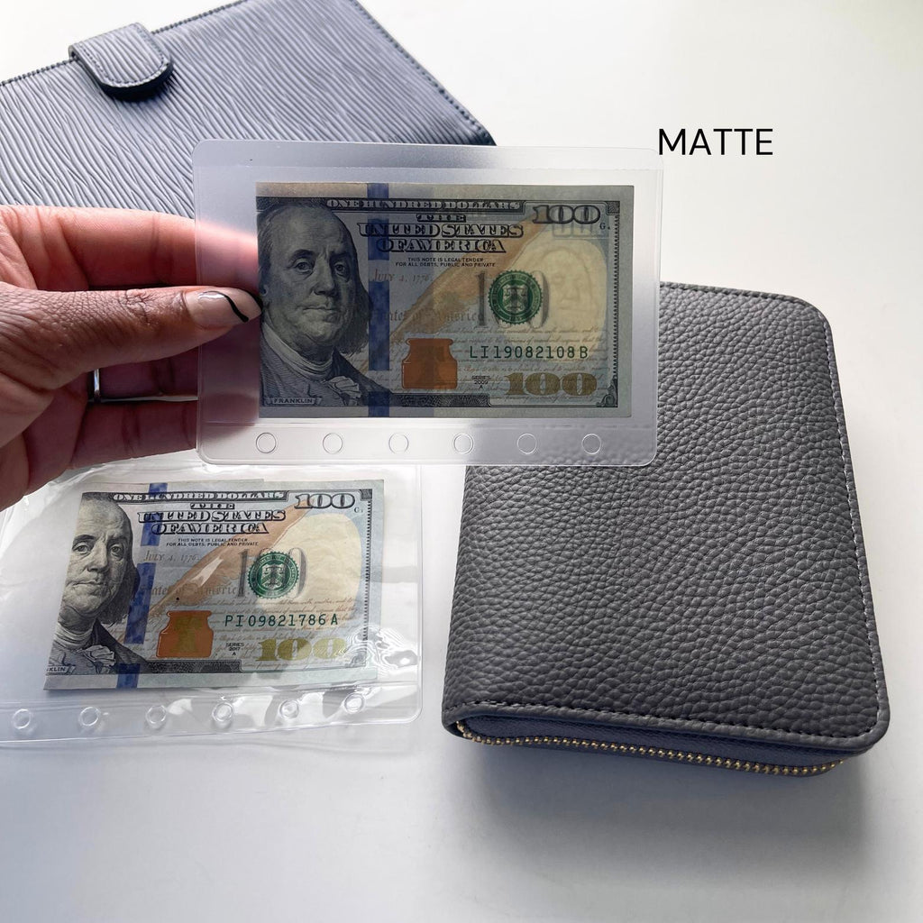 A7 Clear/ Matte Zipless Envelopes
