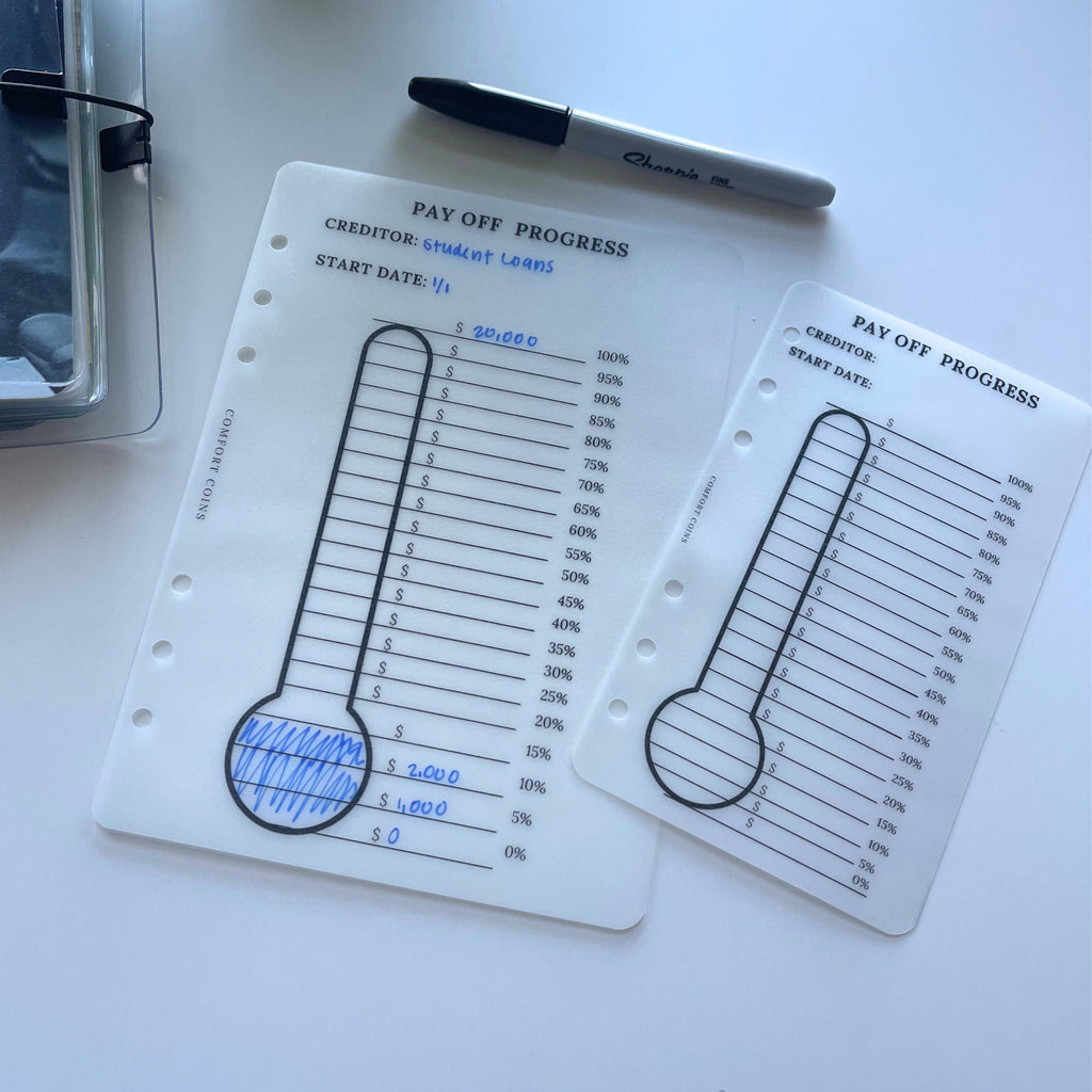 NEW A6/A5 Debt Payoff Progress Tracker
