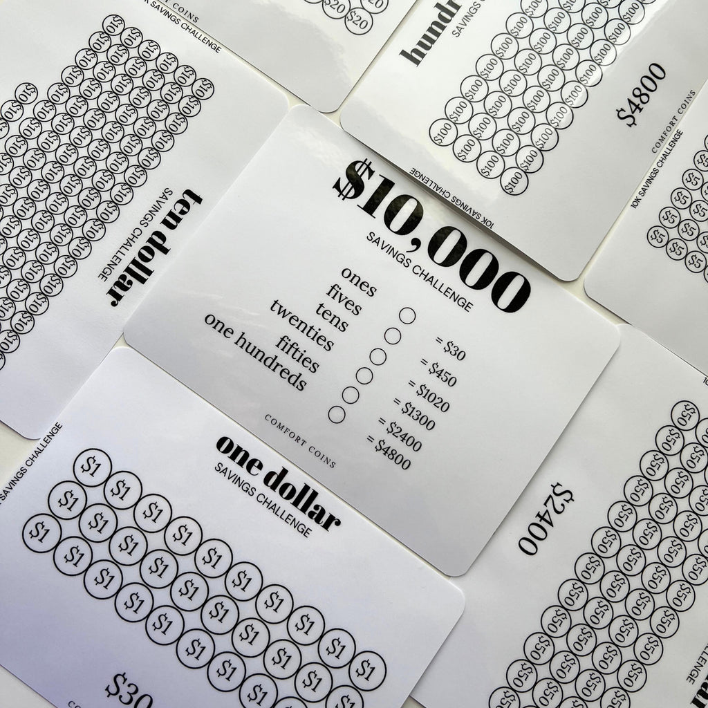 A5 10K Dollars Savings Challenge Inserts Bundle