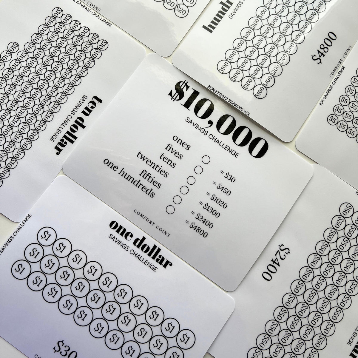 A5 10K Dollars Savings Challenge Inserts Bundle