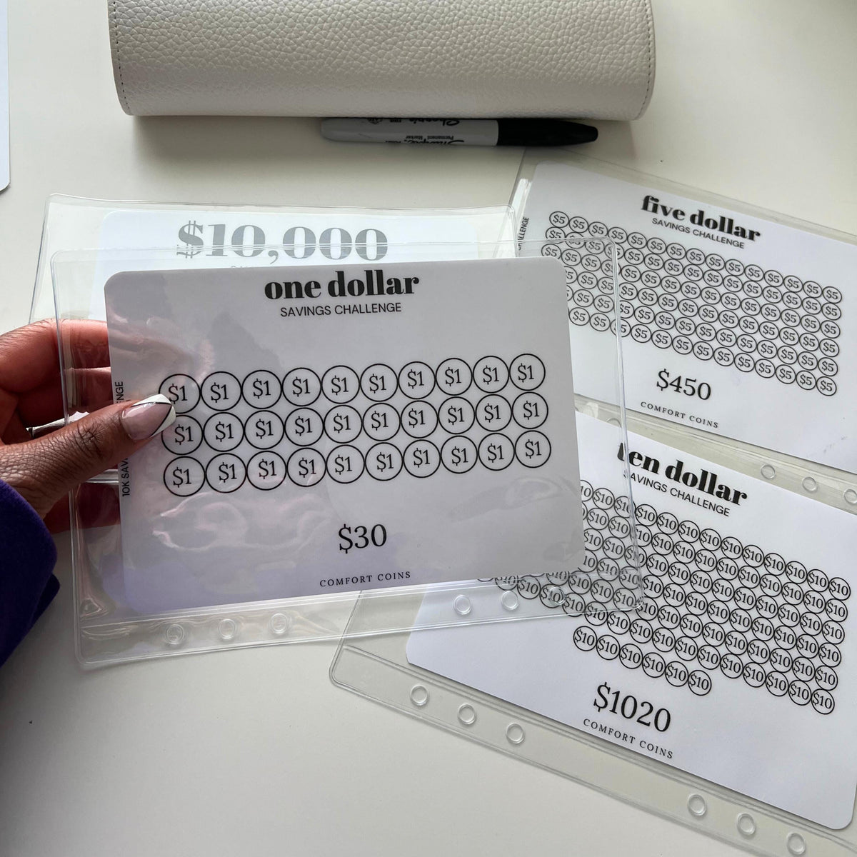 A5 10K Dollars Savings Challenge Inserts Bundle